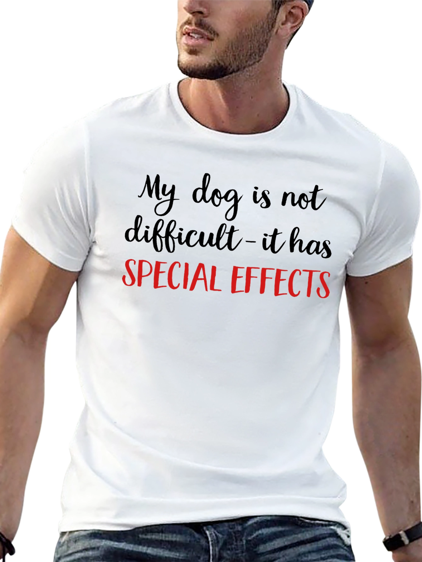 Funny Dog Special Effects T-Shirt