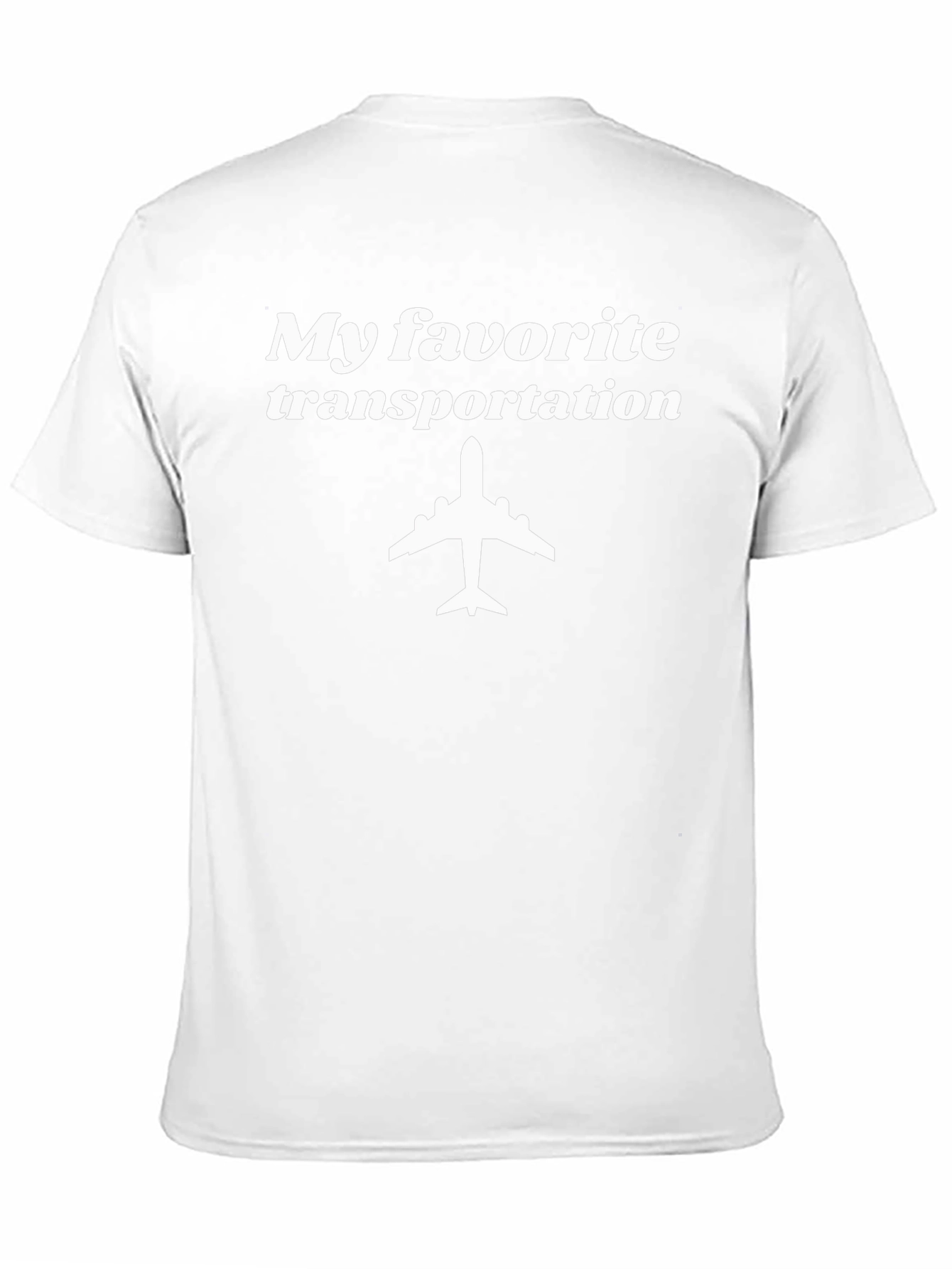 My Favorite Transportation Airplane T-Shirt