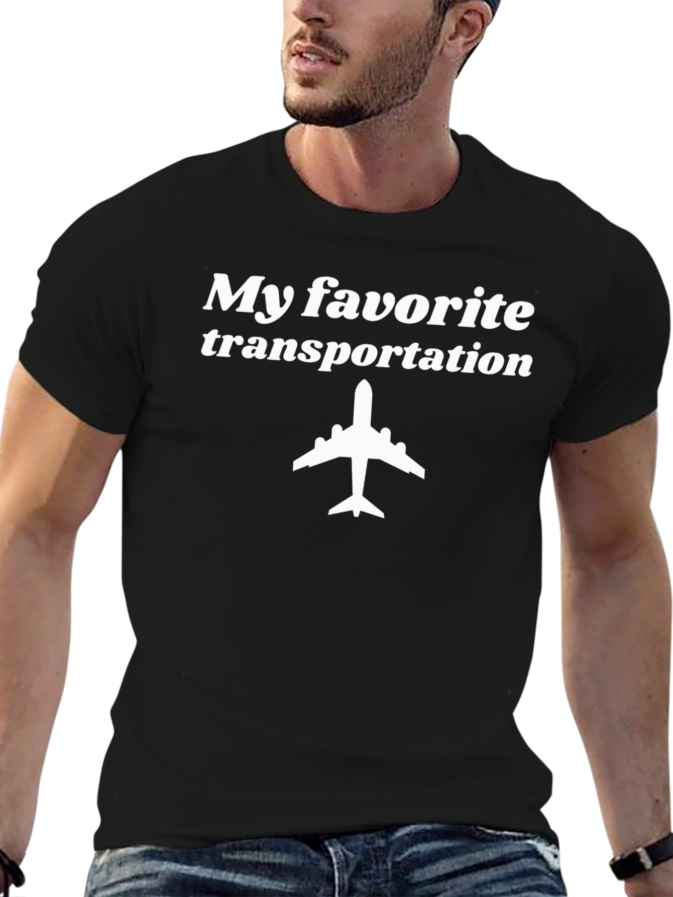 My Favorite Transportation Airplane T-Shirt