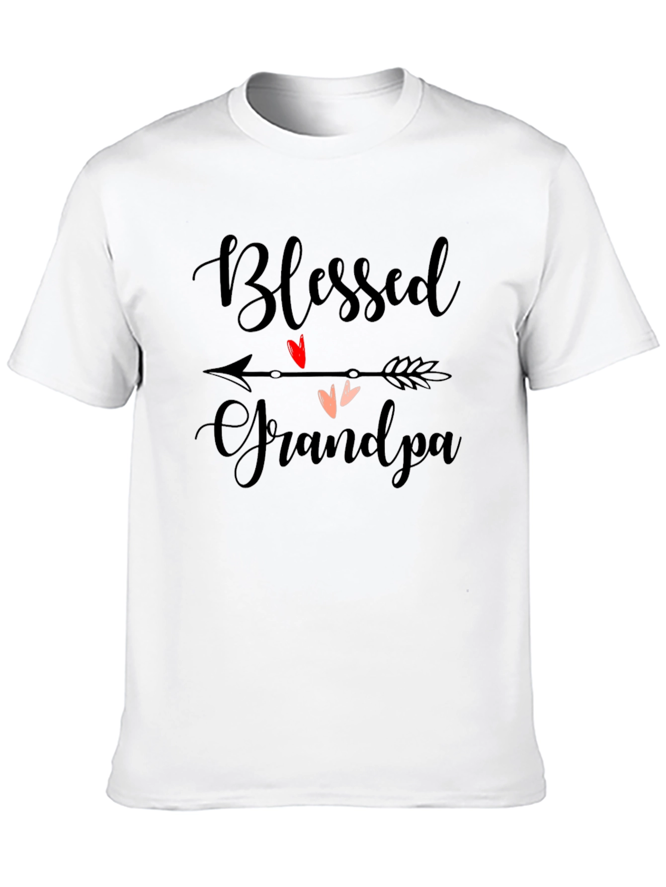 Blessed Grandpa Graphic Tee - Perfect Grandparent Gift