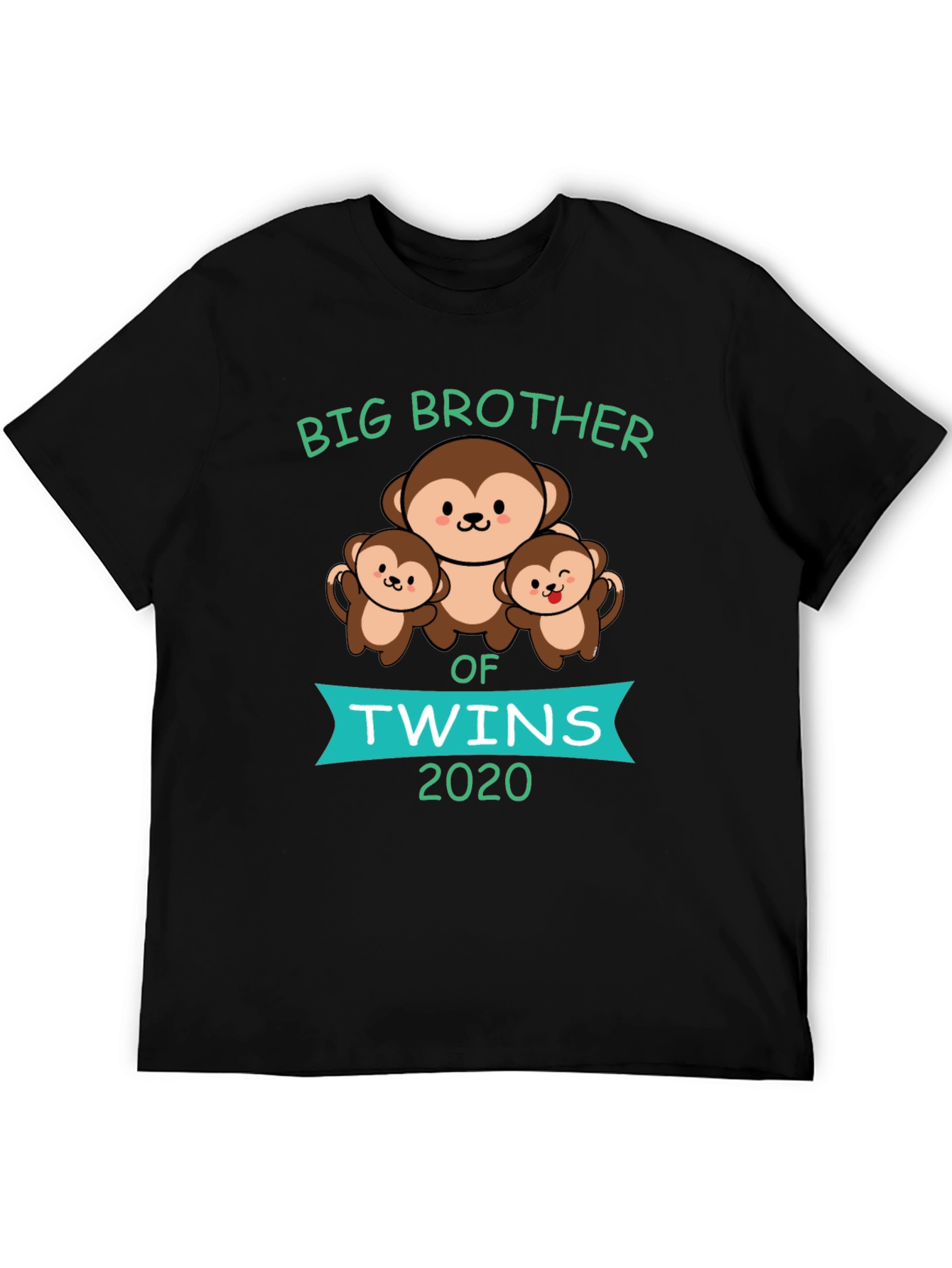Big Brother of Twins 2020 Monkey T-Shirt