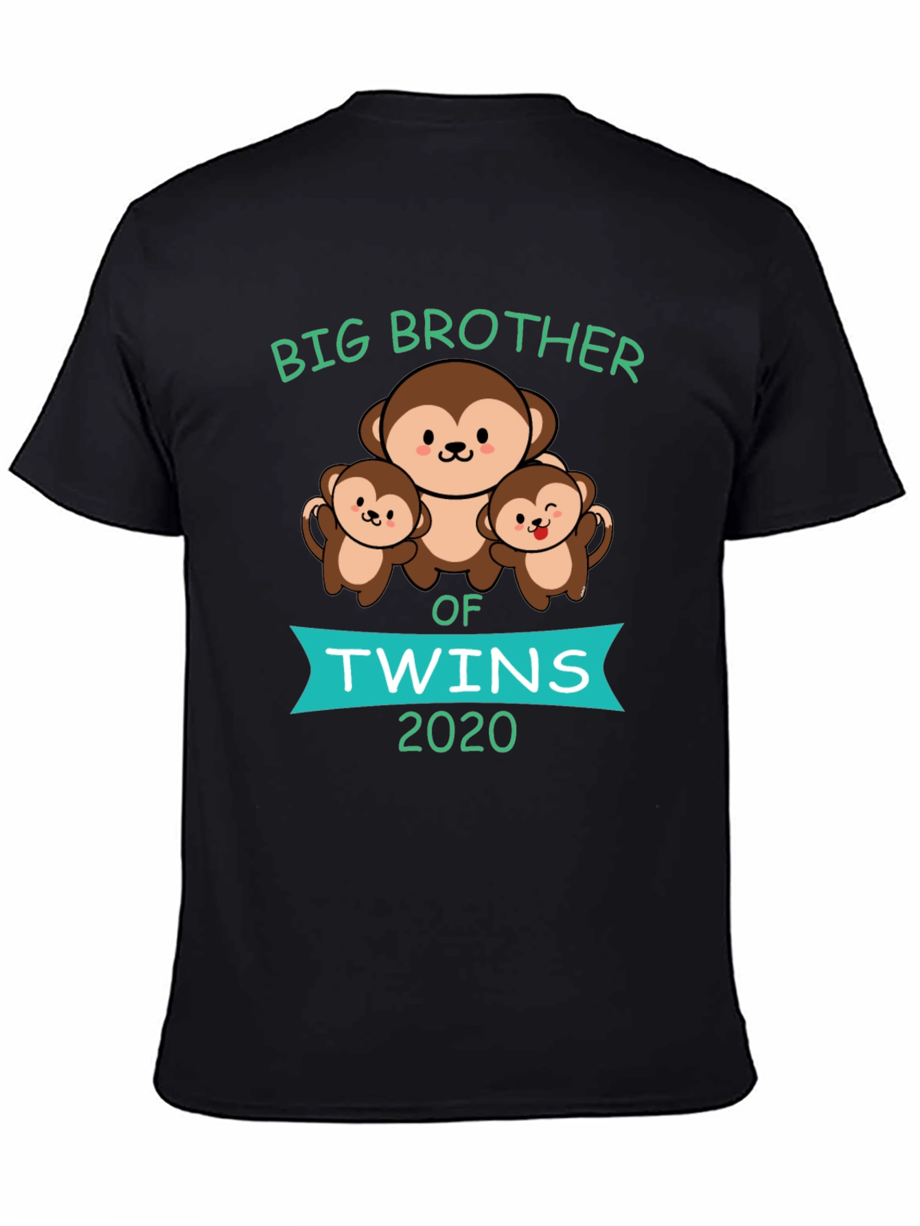 Big Brother of Twins 2020 Monkey T-Shirt