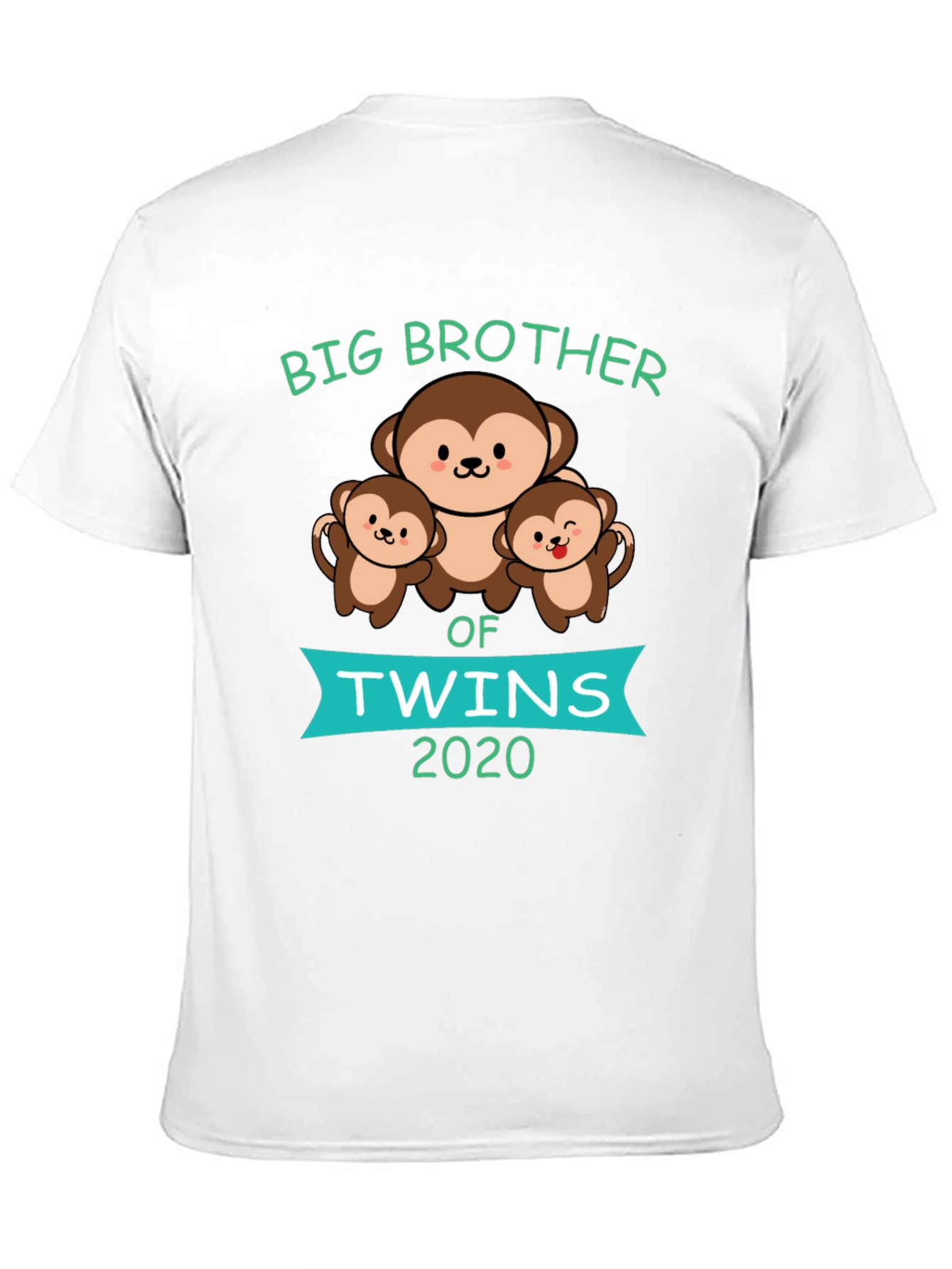 Big Brother of Twins 2020 Monkey T-Shirt