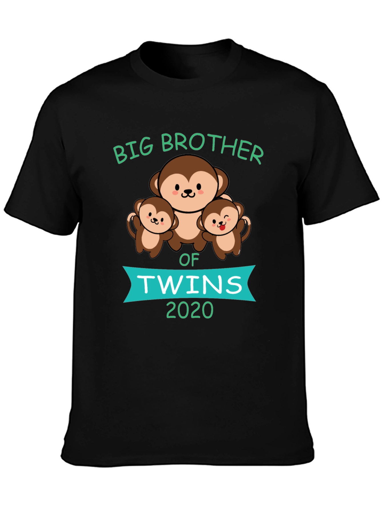 Big Brother of Twins 2020 Monkey T-Shirt