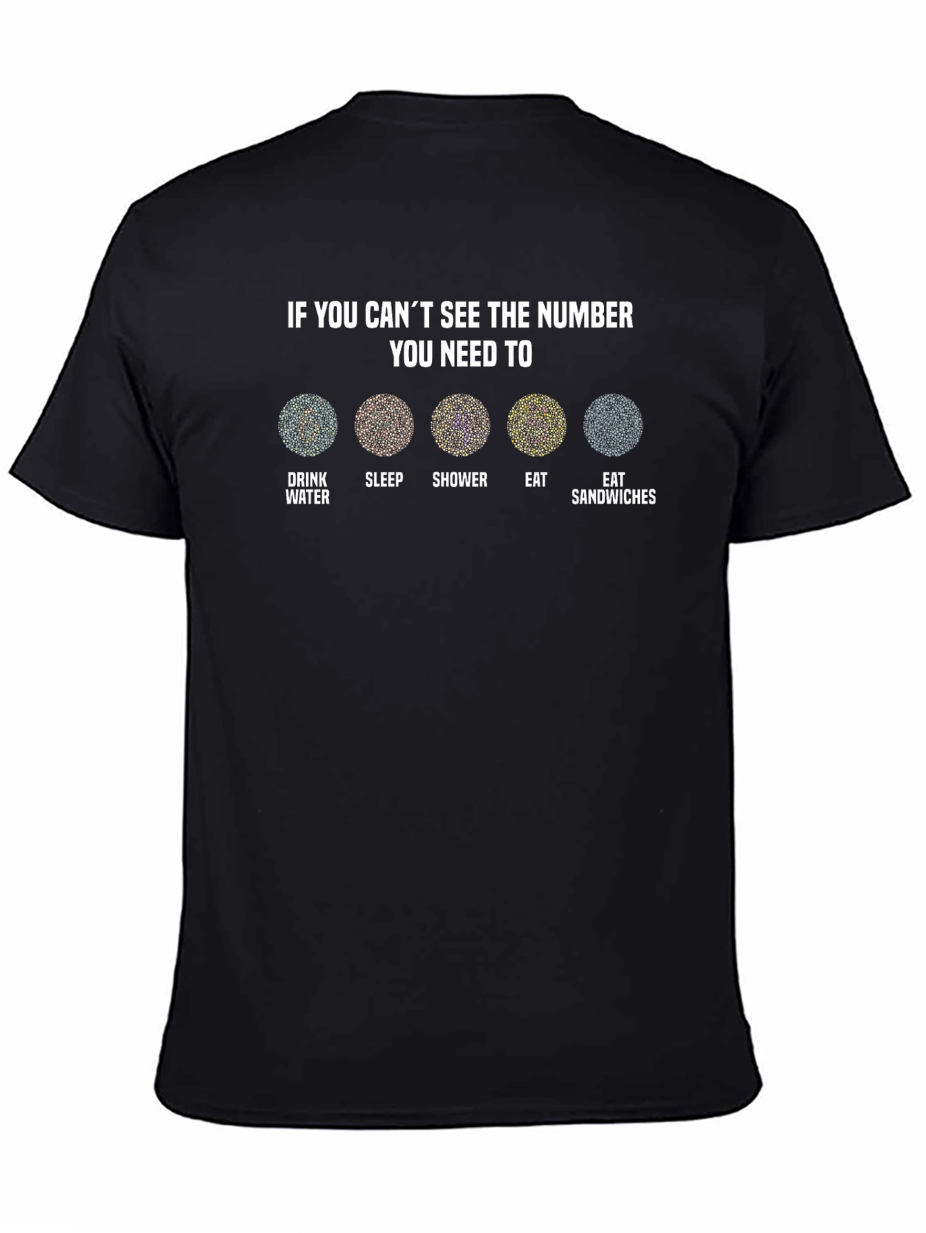 If You Cant See the Number T-Shirt