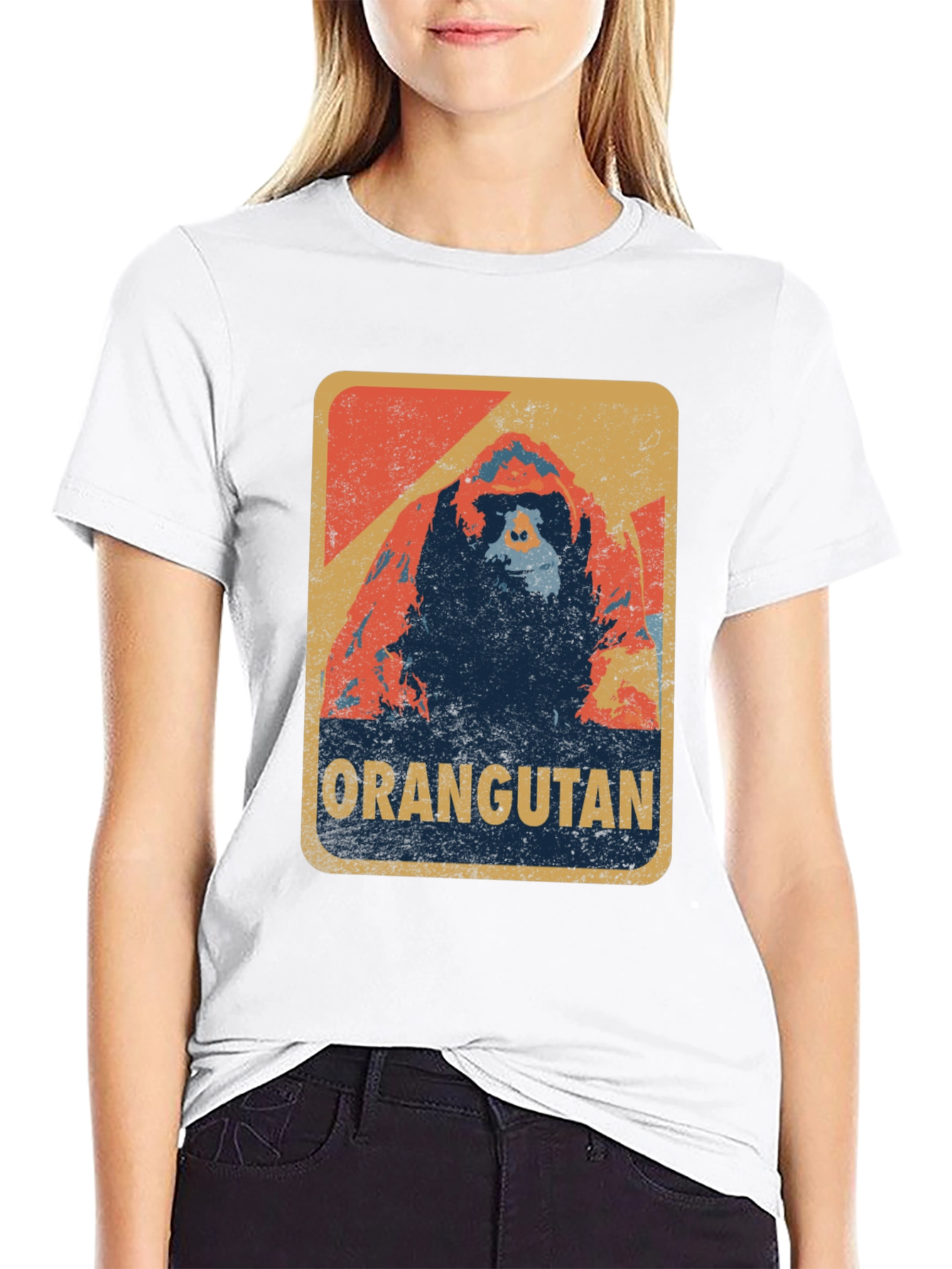 Orangutan Graphic T-Shirt - Retro Style Tee
