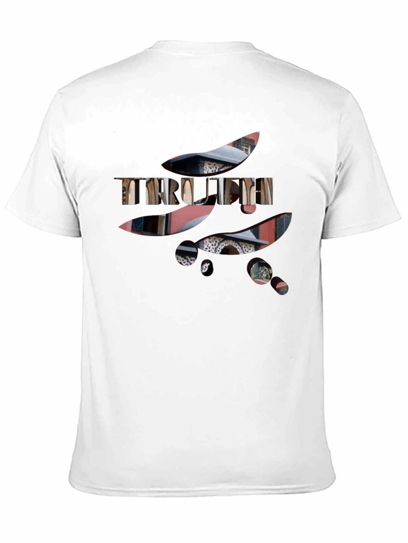 Abstract Truth Graphic Black T-Shirt