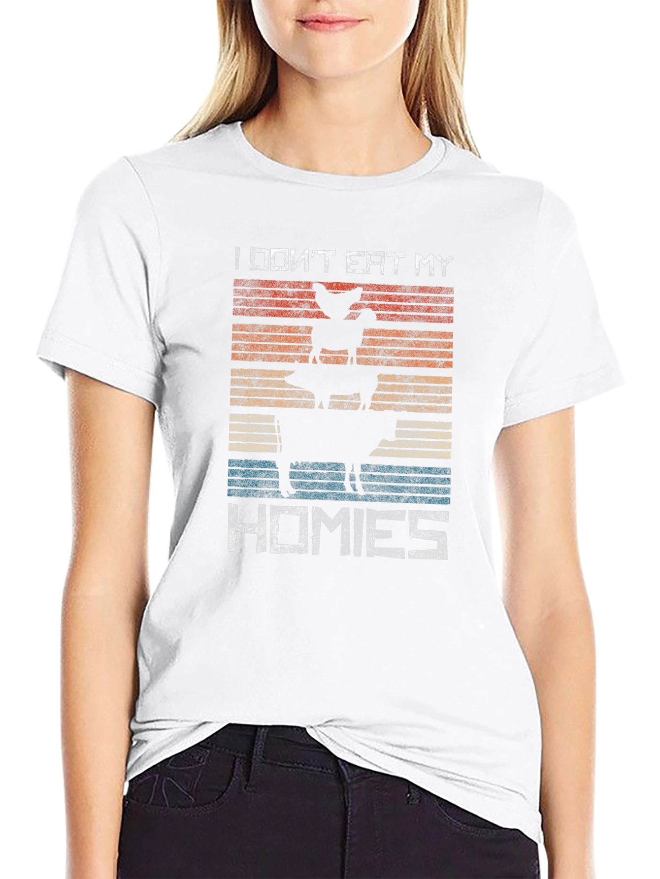 Vegan T-Shirt - I Dont Eat My Homies