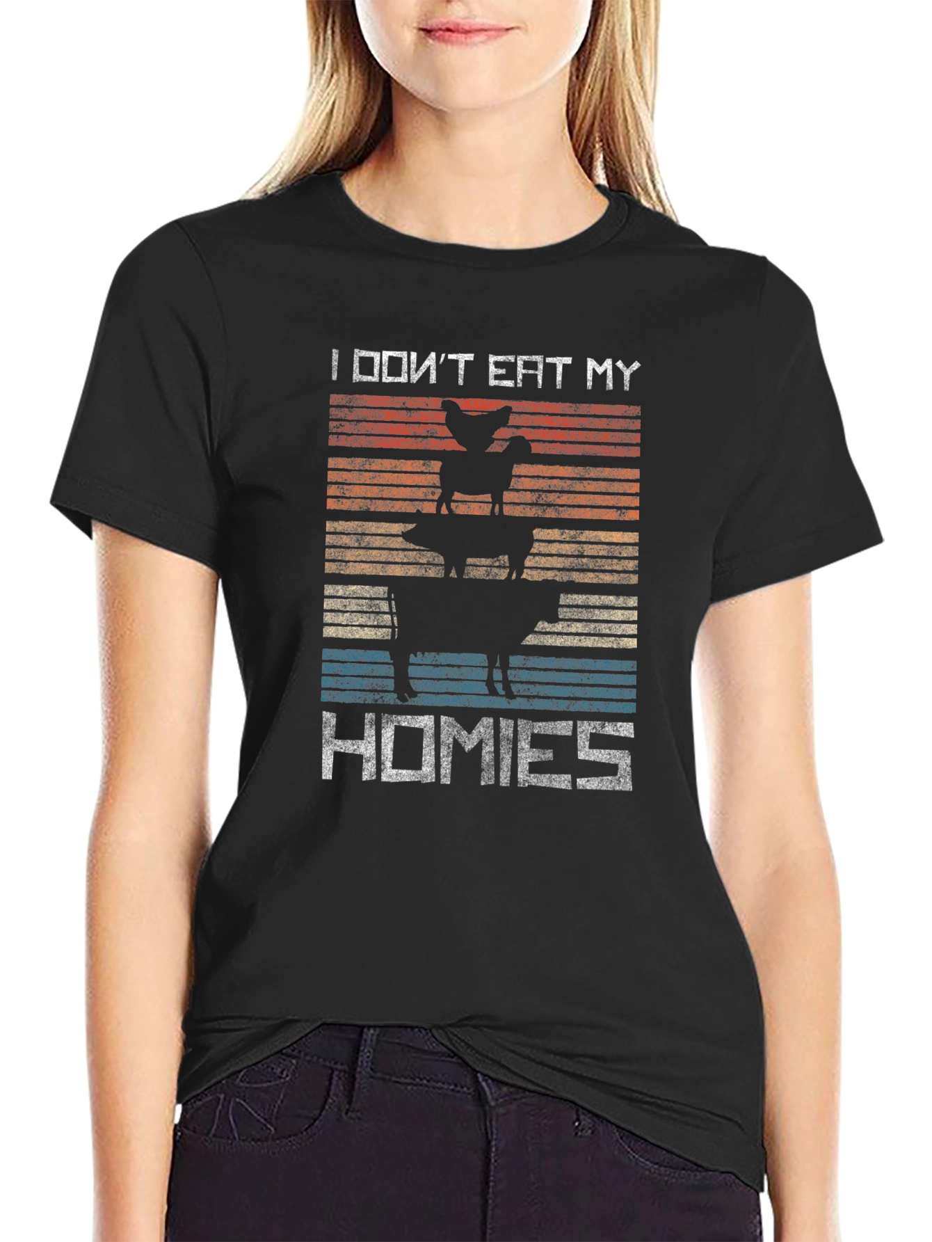 Vegan T-Shirt - I Dont Eat My Homies
