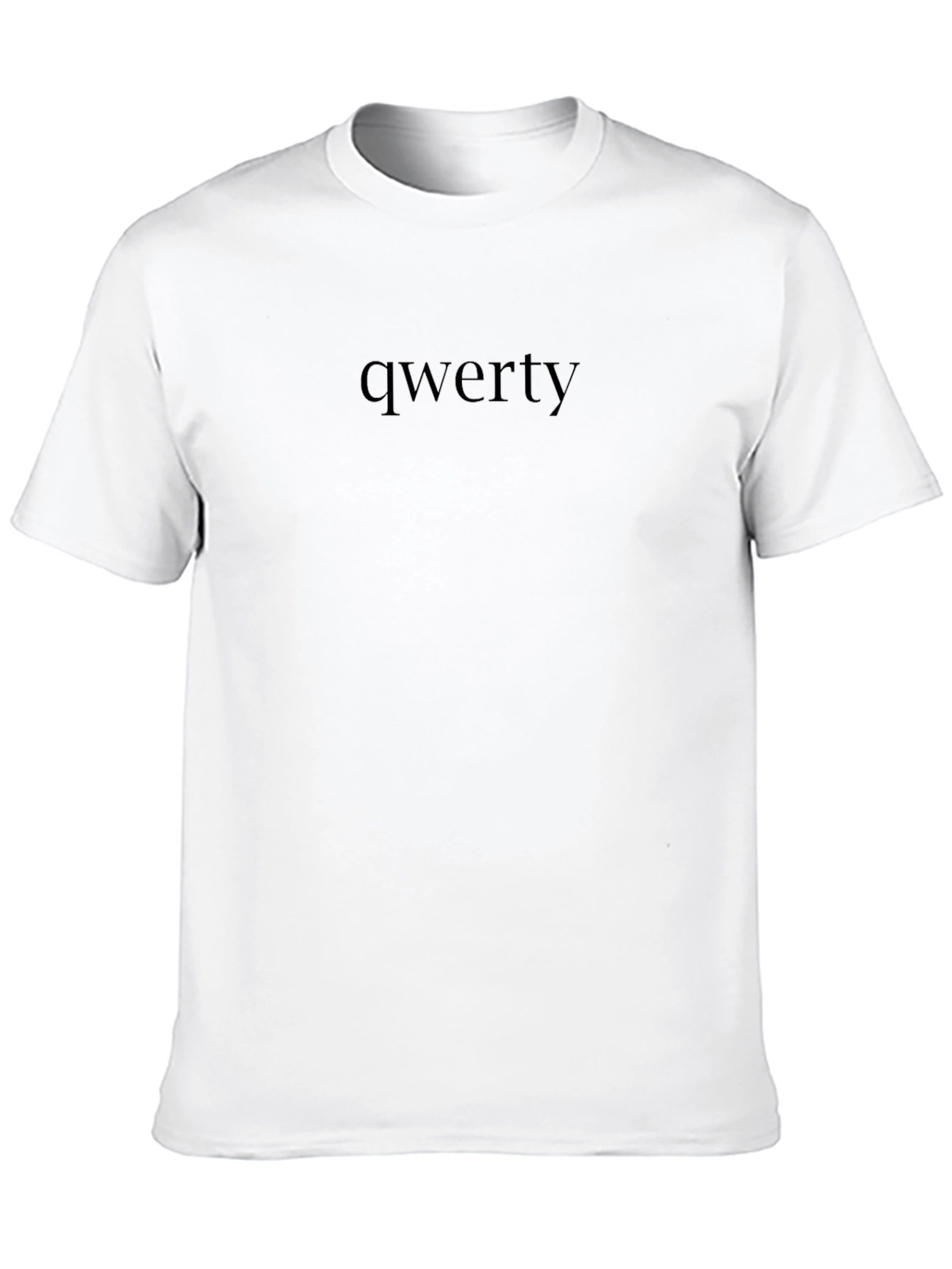 QWERTY T-Shirt - Classic Crew Neck - Everyday Wear