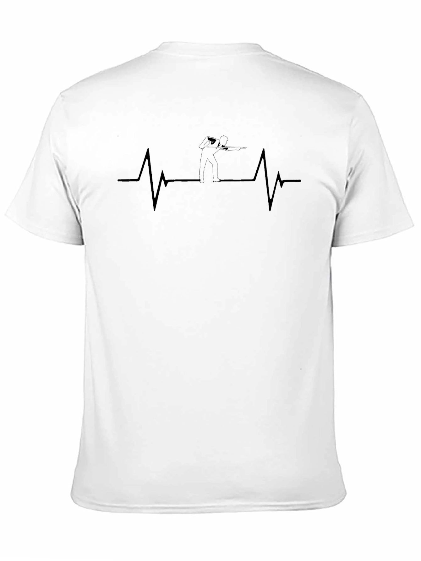 Heartbeat Golf T-Shirt - Golfers Pulse Tee
