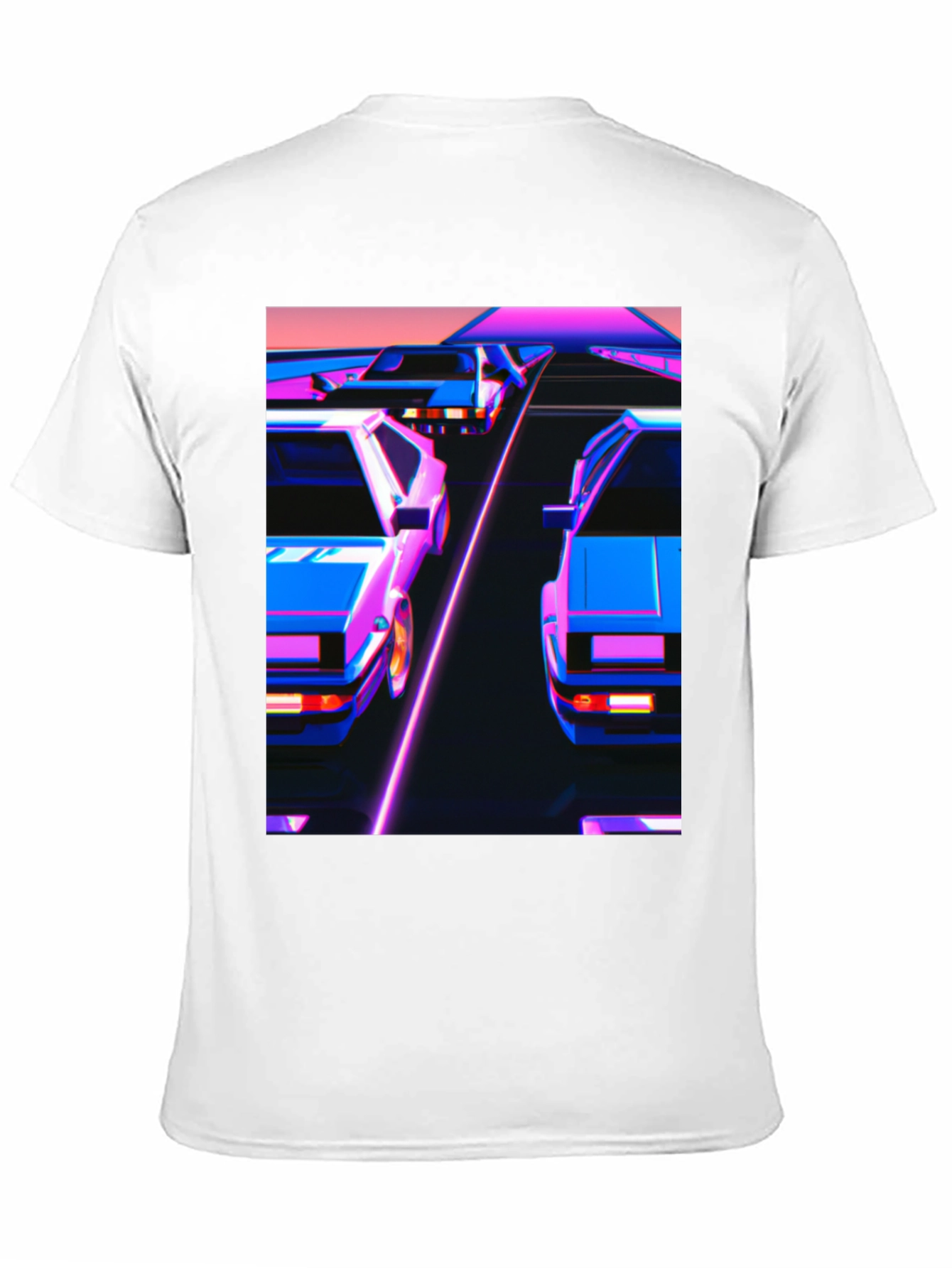 Retro Wave Cars Graphic Tee