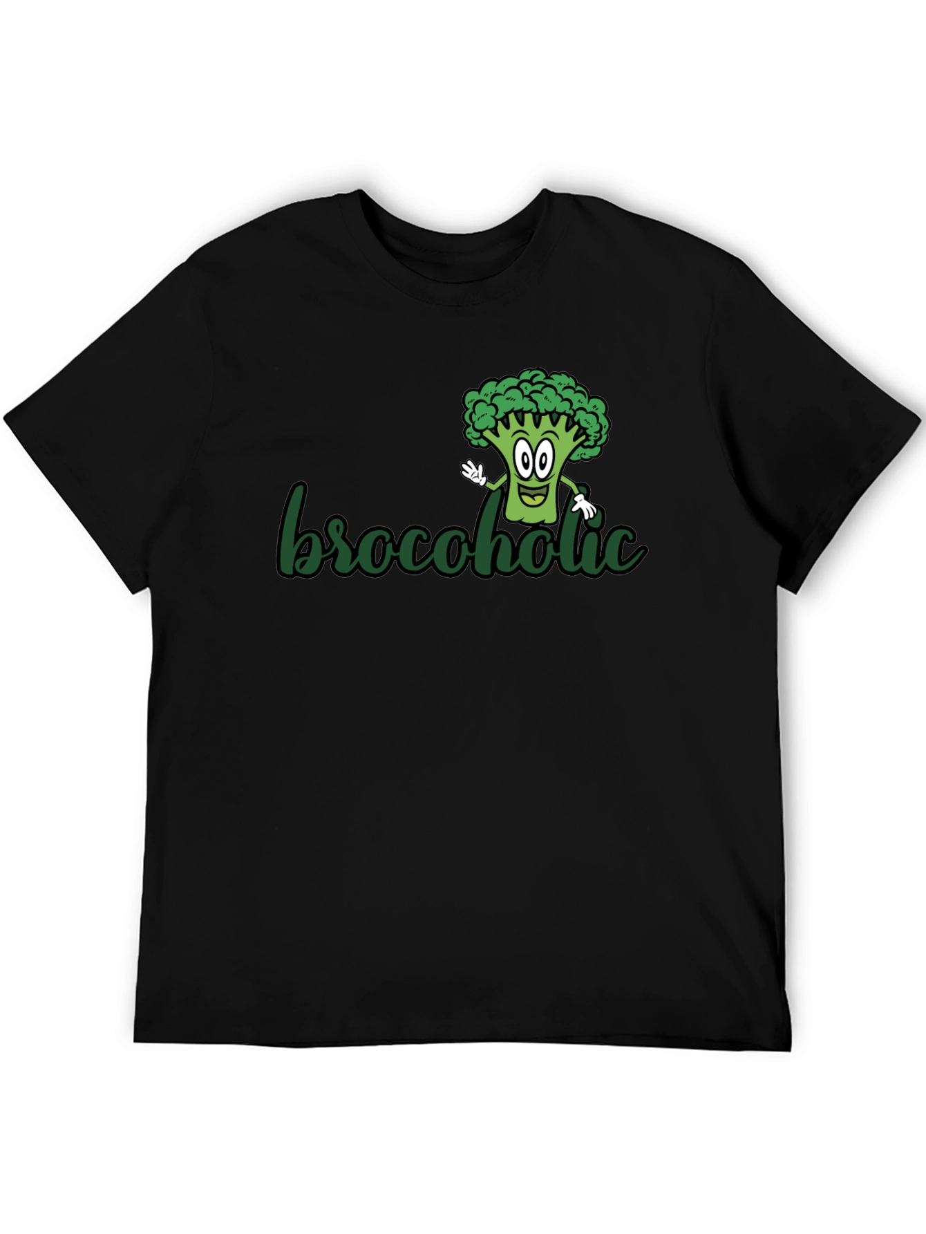 Brocoholic Broccoli T-Shirt - Funny Vegetarian Tee