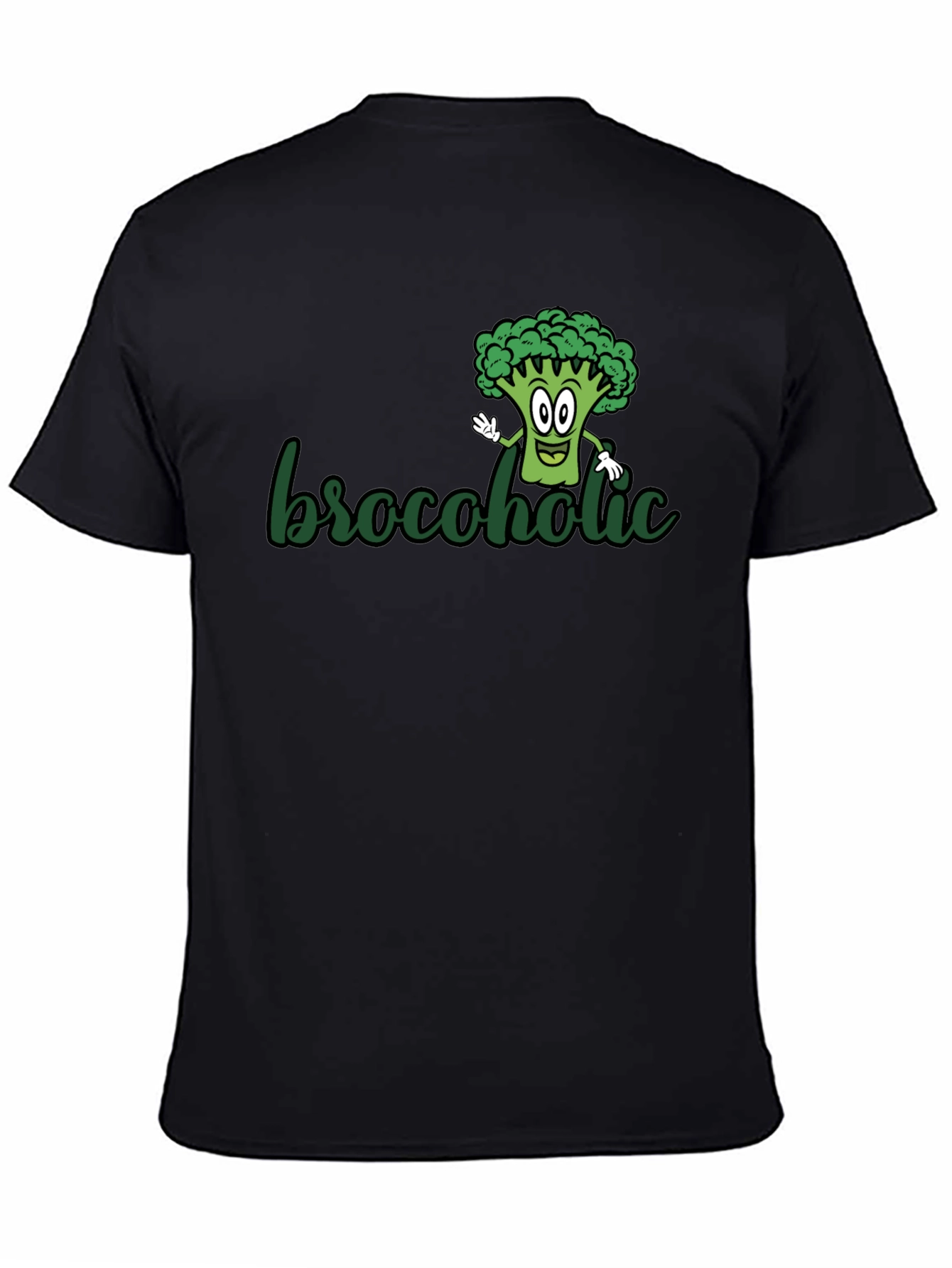 Brocoholic Broccoli T-Shirt - Funny Vegetarian Tee