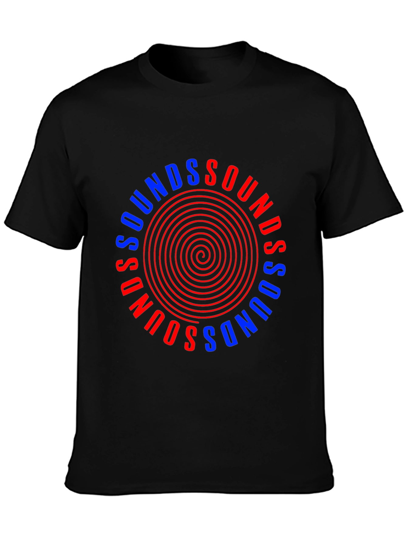 Sounds Graphic Tee - Stylish Circular Design