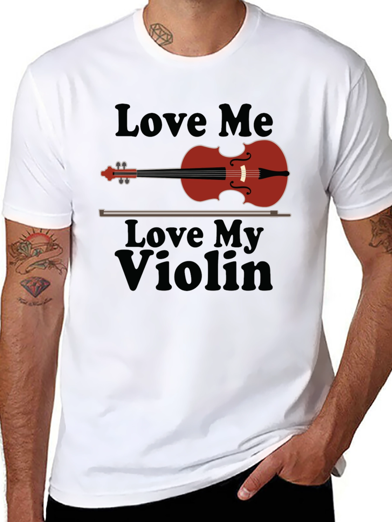 Love Me Love My Violin T-Shirt