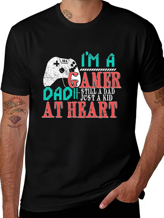 Gamer Dad T-Shirt - Still a Dad Just a Kid at Heart
