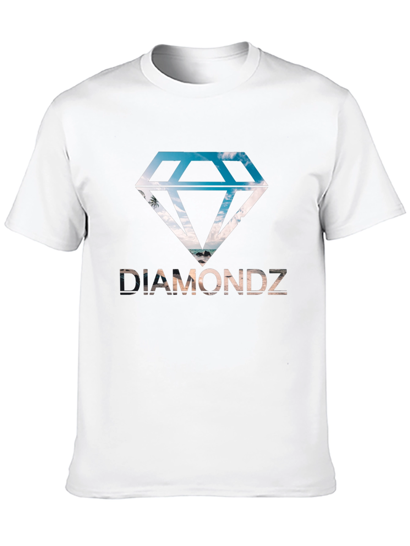Diamondz Graphic Tee - Beach Vibes T-Shirt