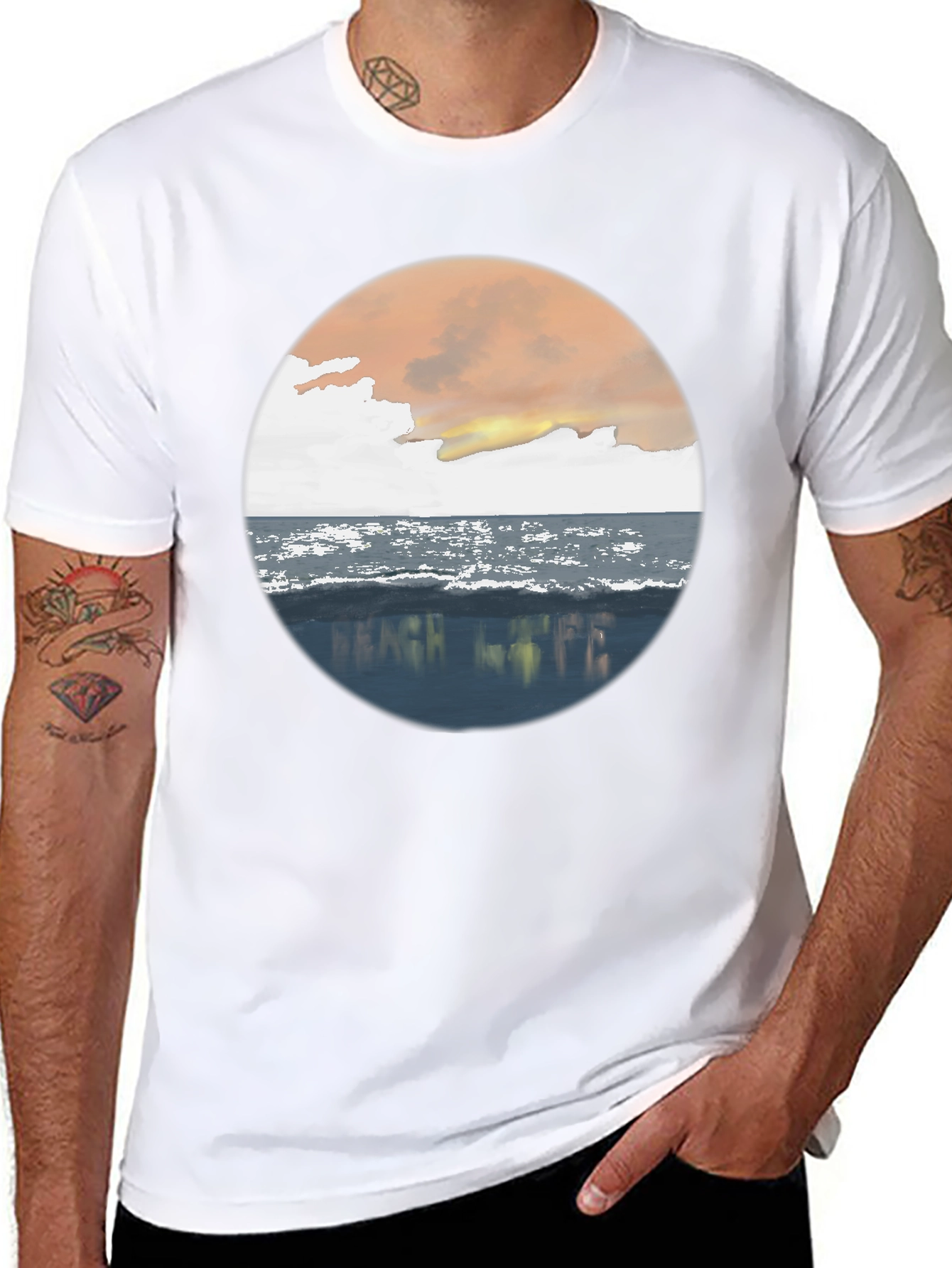 Beach Life Graphic Tee - Coastal Vibes