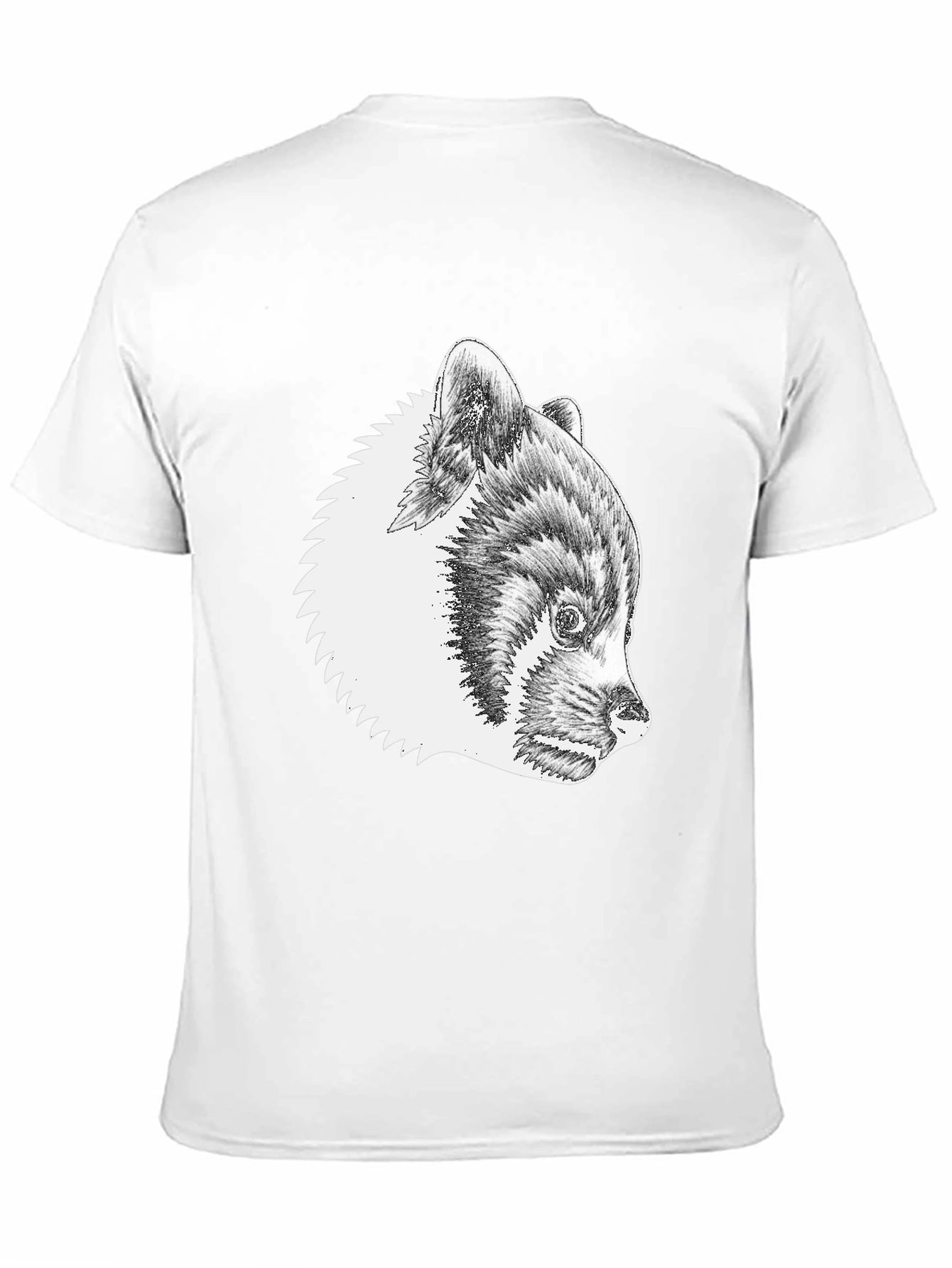 Red Panda Graphic Tee - Black Cotton T-Shirt