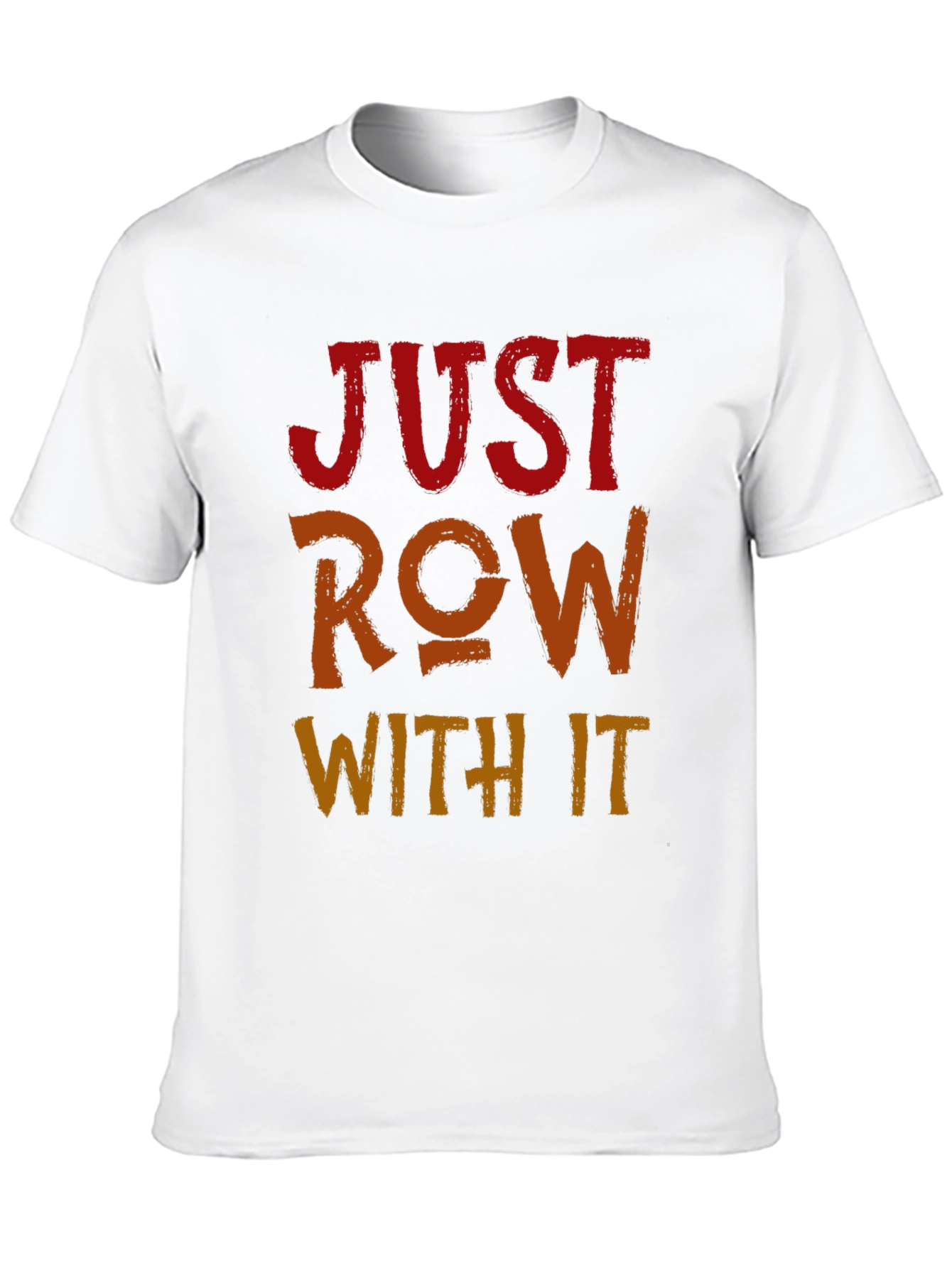 Just Row With It Graphic Tee - Black Cotton