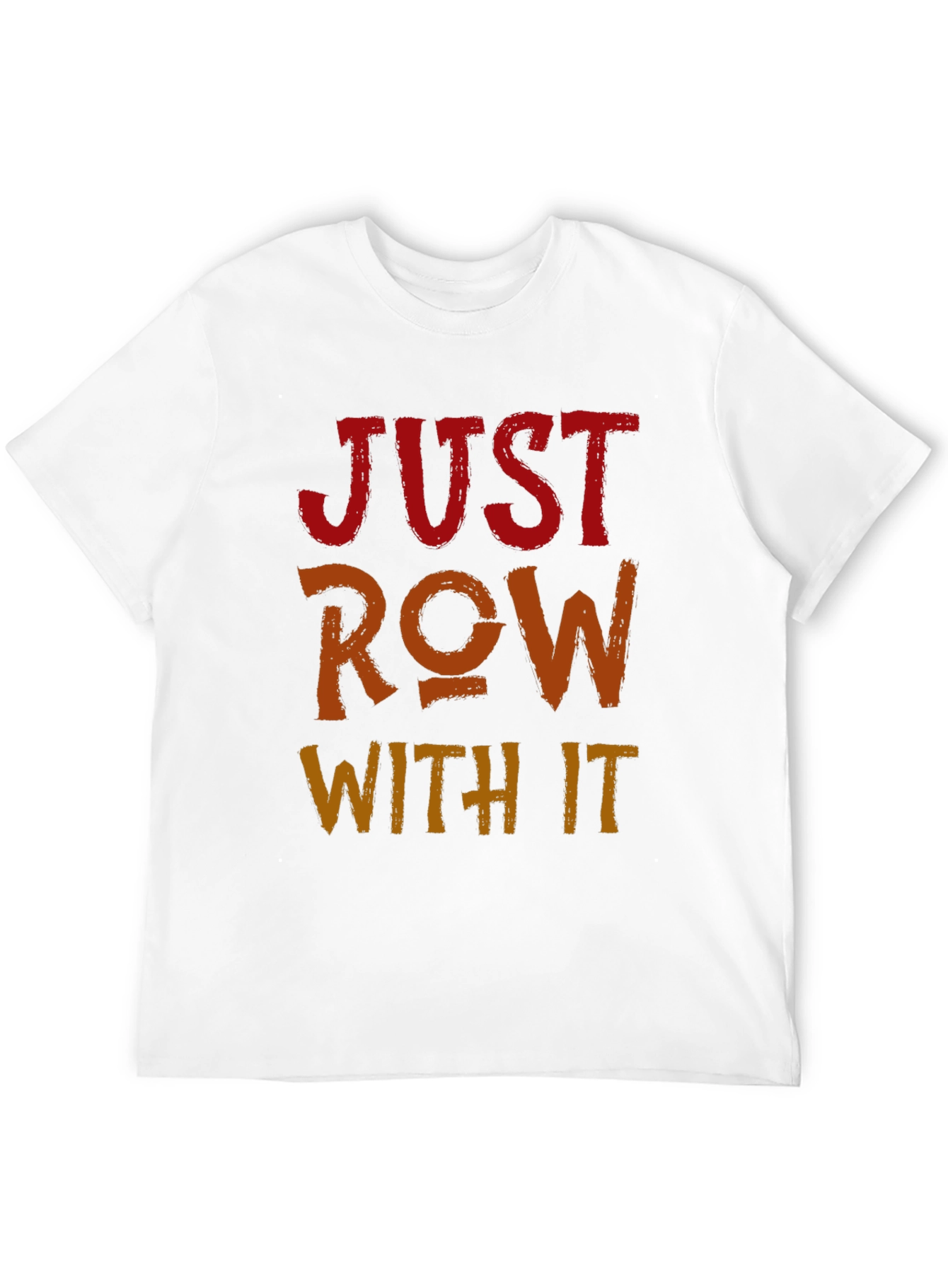 Just Row With It Graphic Tee - Black Cotton