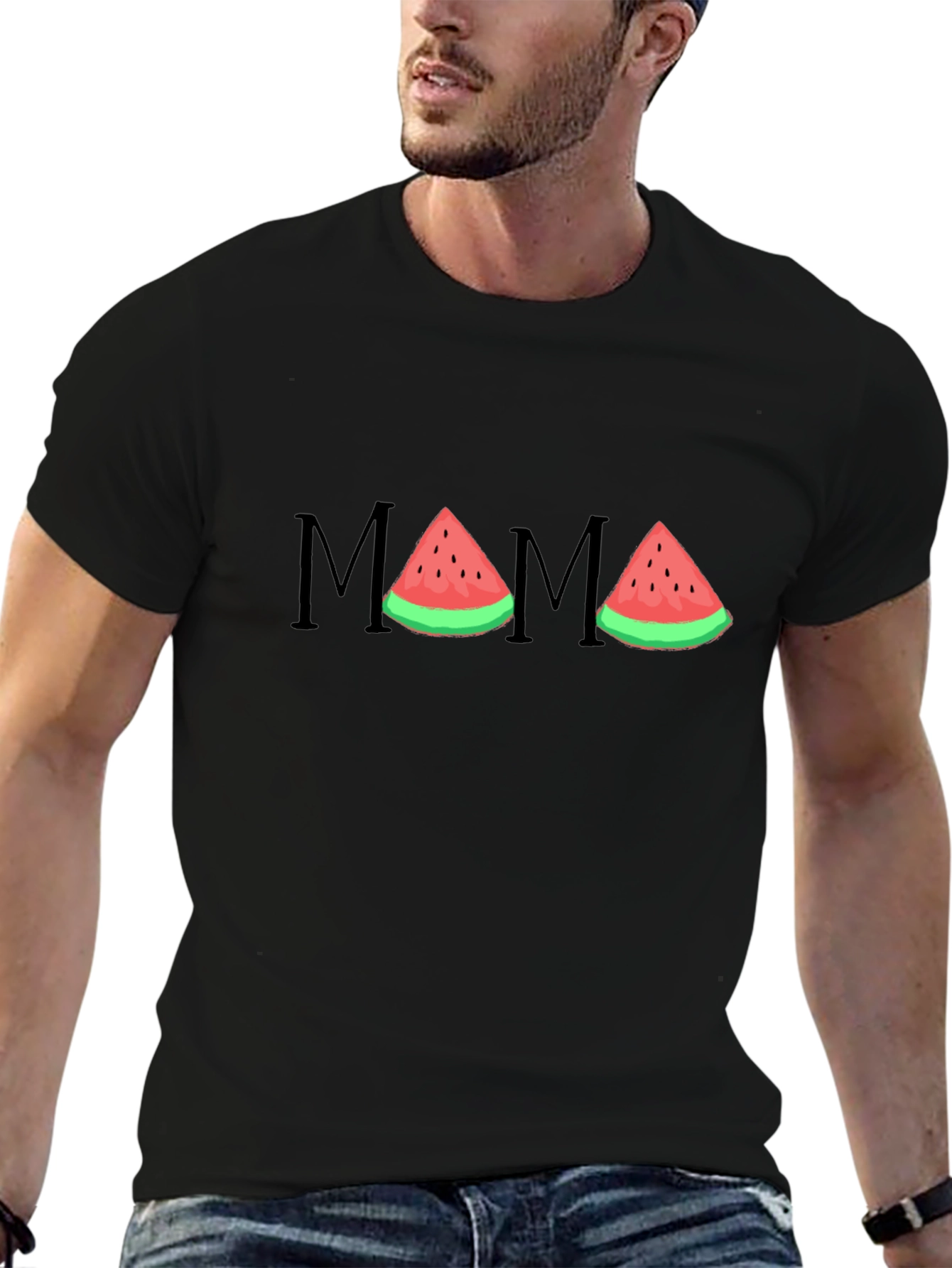 Mama Watermelon Graphic T-Shirt