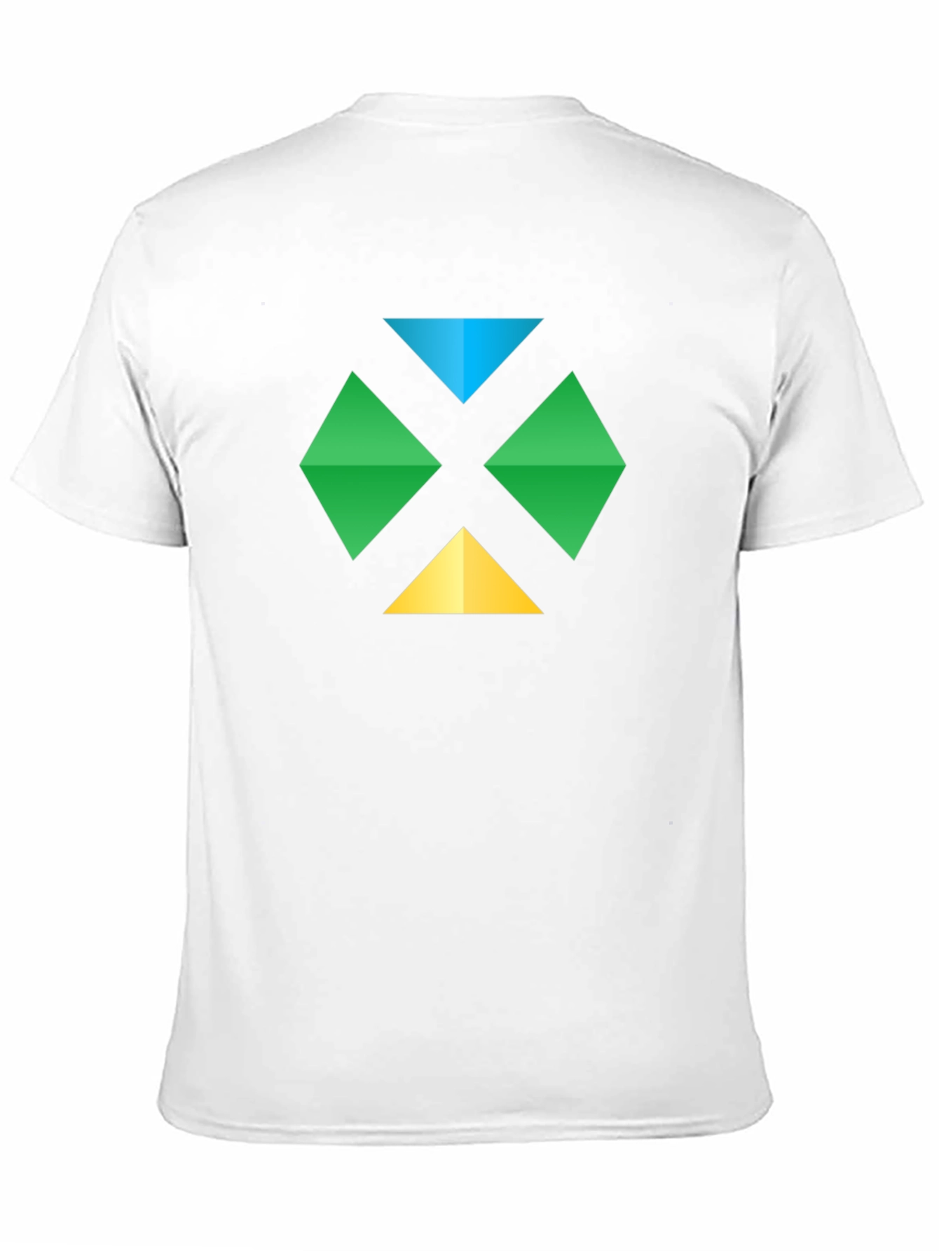 Geometric Diamond Graphic Tee - Casual Comfort