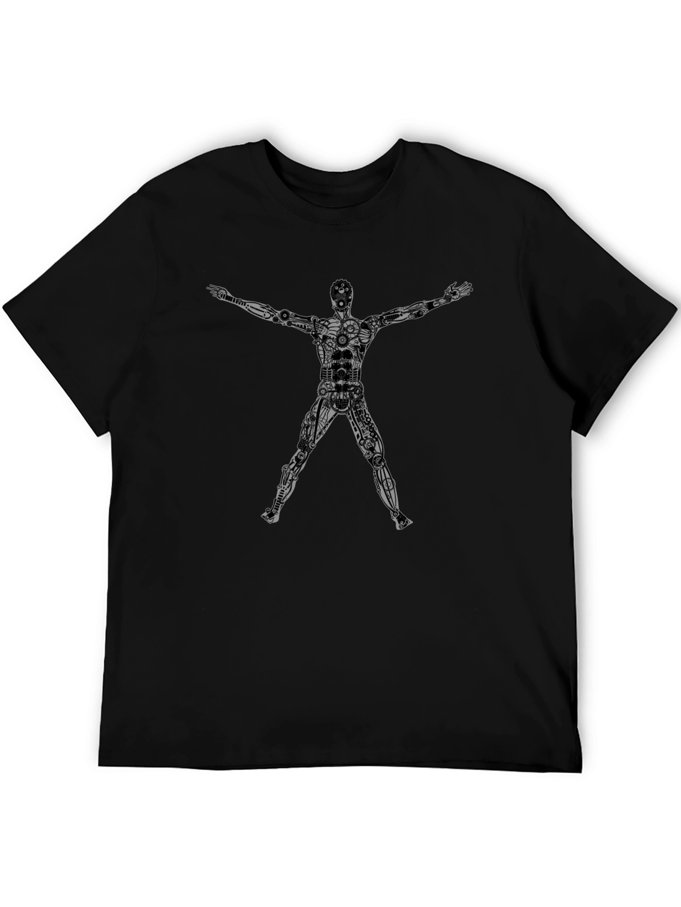 Steampunk Robot Graphic T-Shirt - Mens
