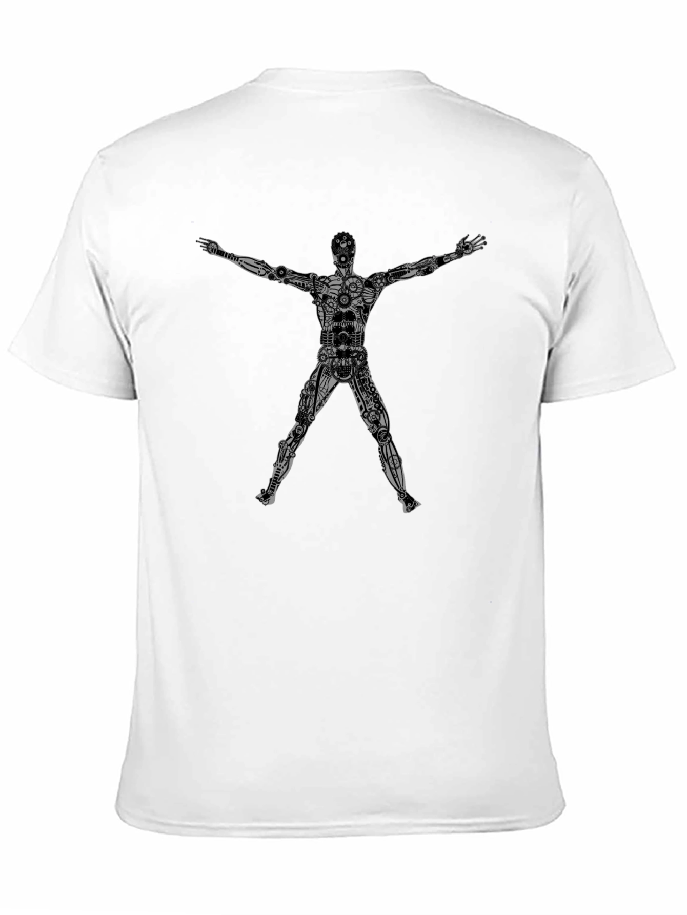 Steampunk Robot Graphic T-Shirt - Mens
