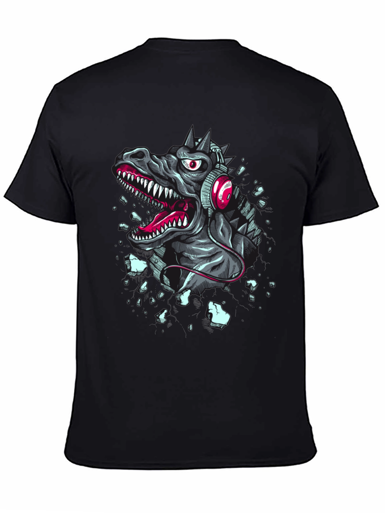 Dinosaur DJ Graphic Tee - Rock Your Style