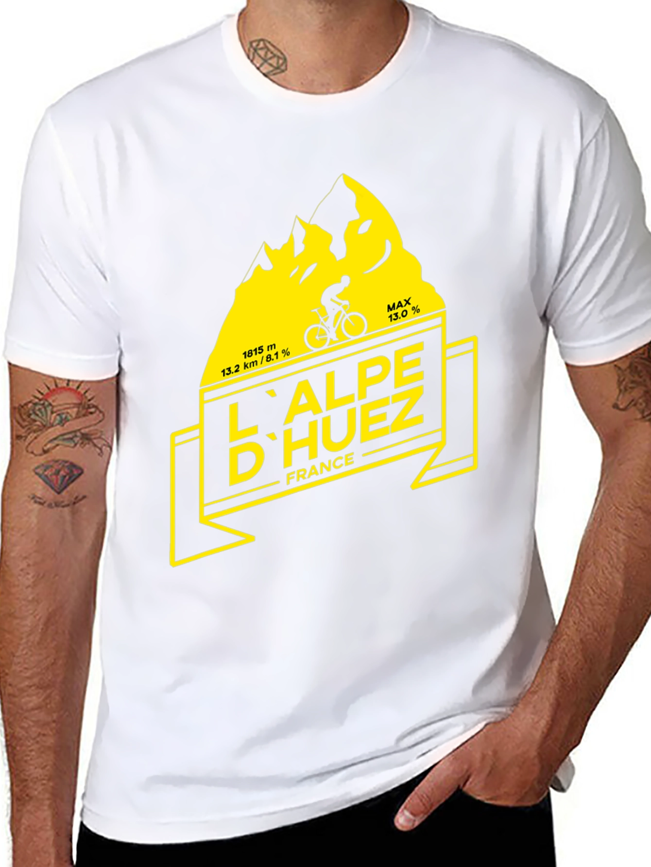 Alpe DHuez France Cycling T-Shirt
