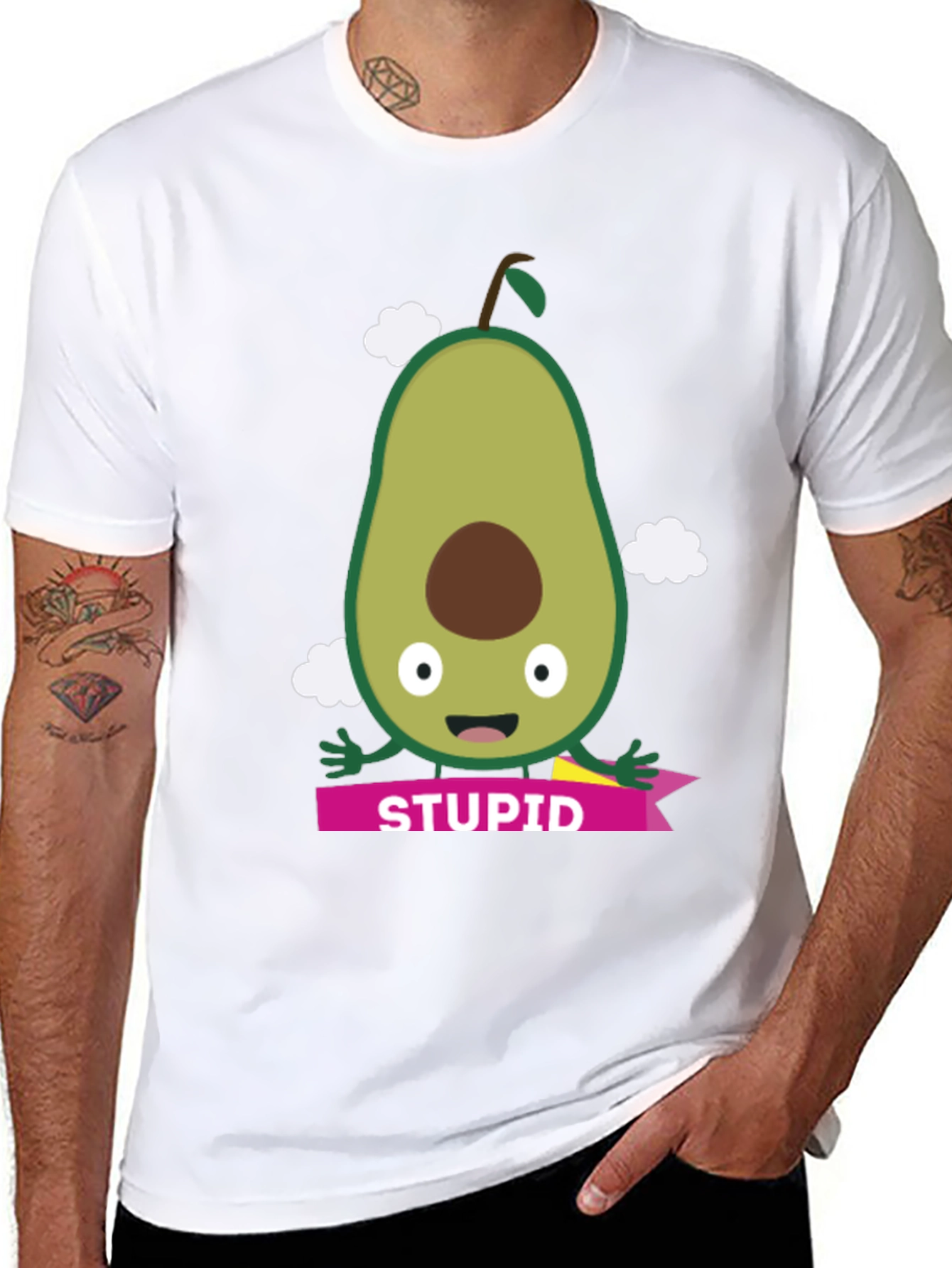 Funny Avocado Stupid T-Shirt