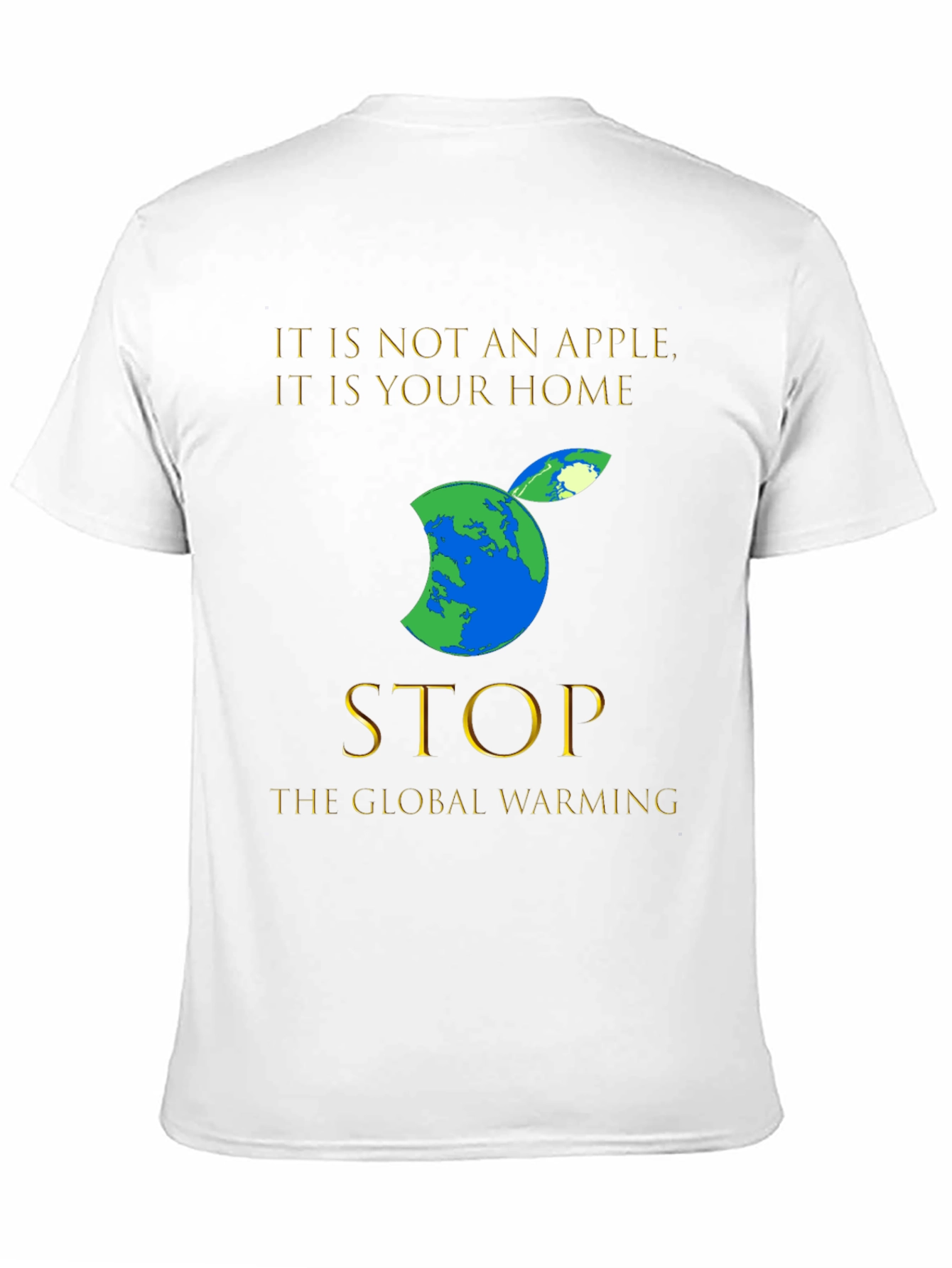 Earth Apple T-Shirt: Stop Global Warming Tee