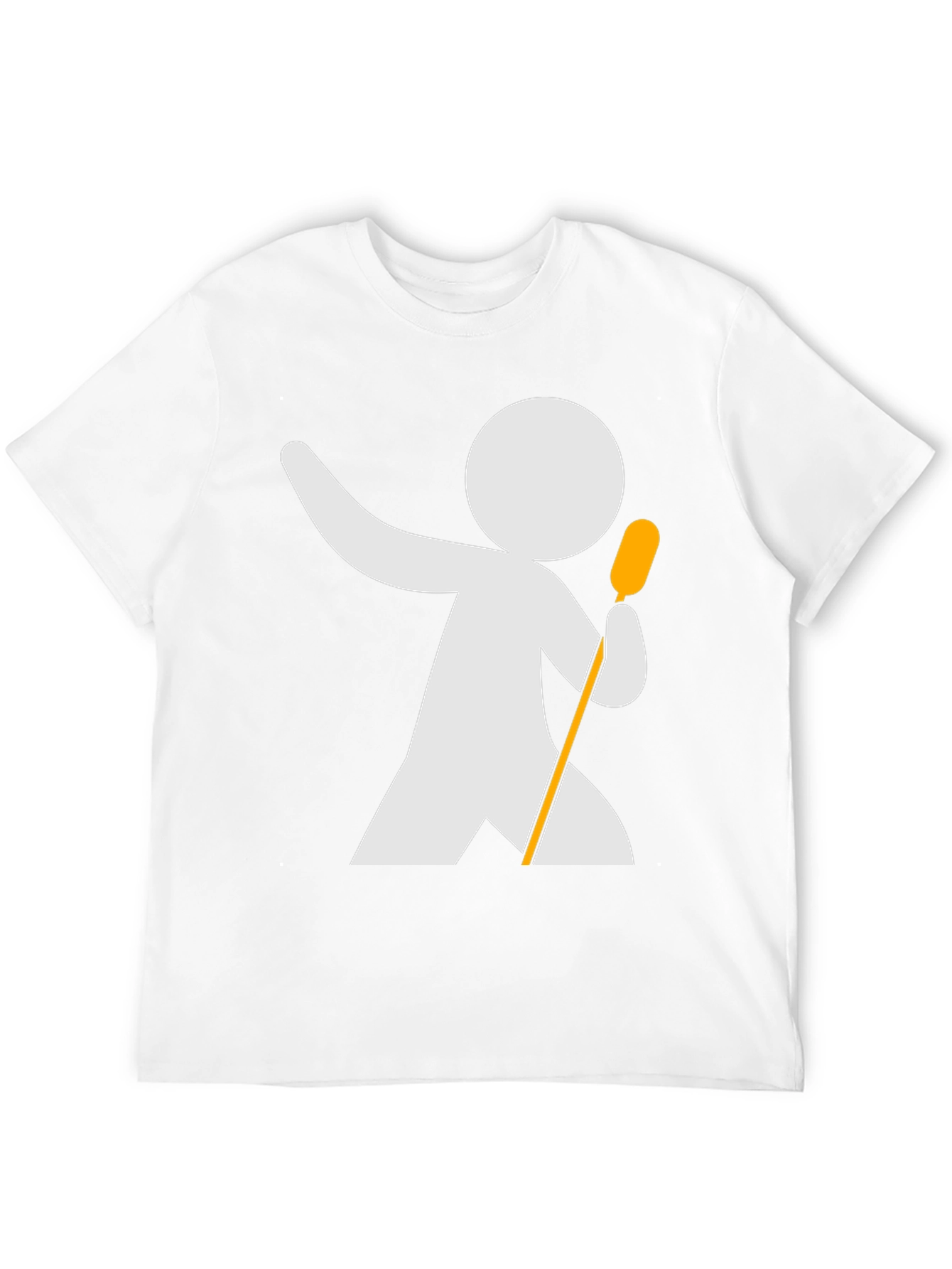 Singer Stick Figure Graphic Tee - Black