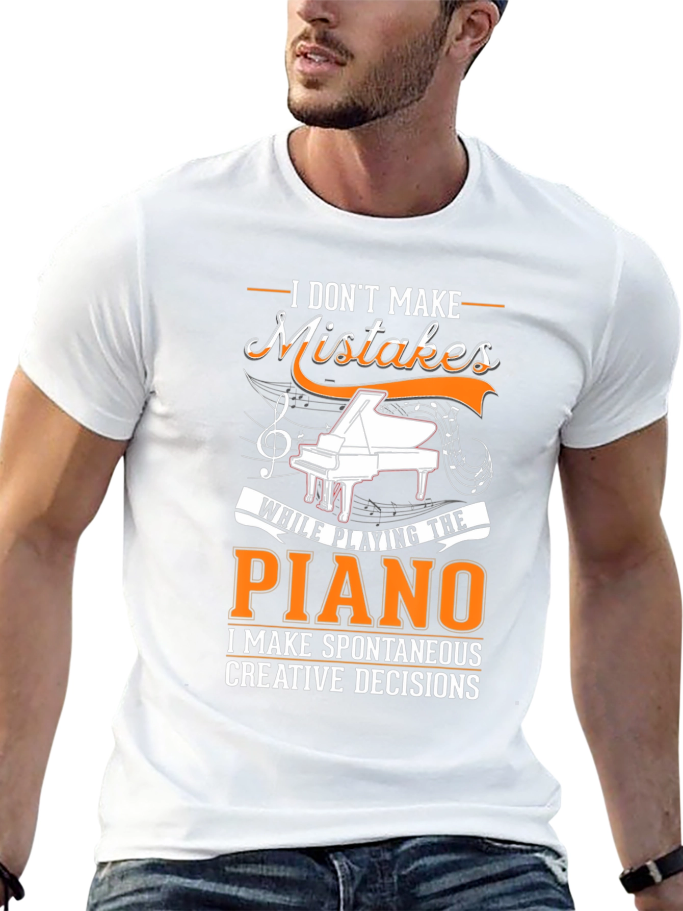 I Dont Make Mistakes Piano T-Shirt
