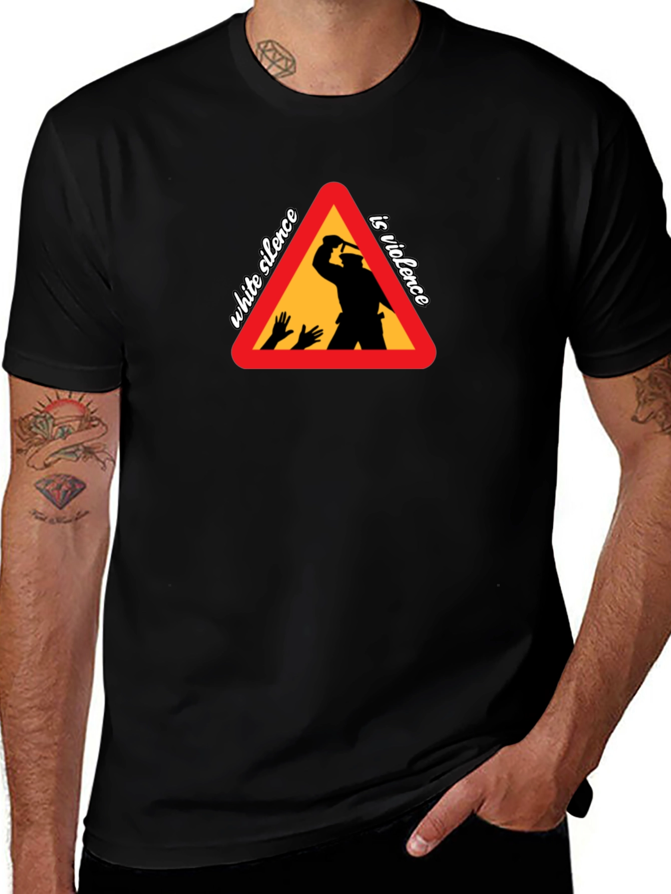 White Silence is Violence Graphic Tee