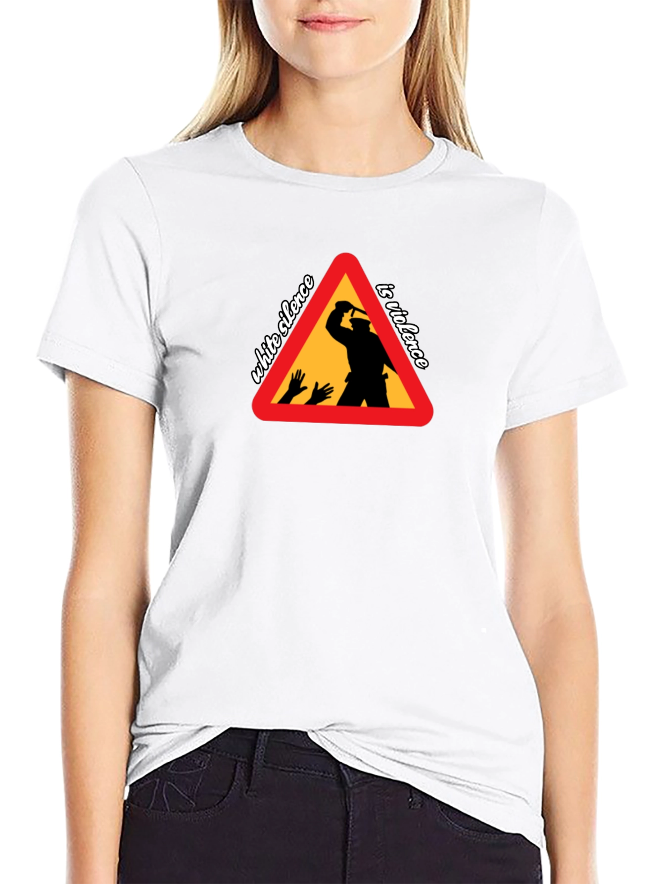 White Silence is Violence Graphic Tee