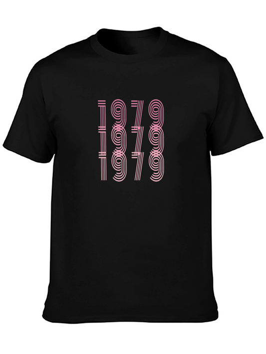 Retro 1979 Graphic Tee - Black