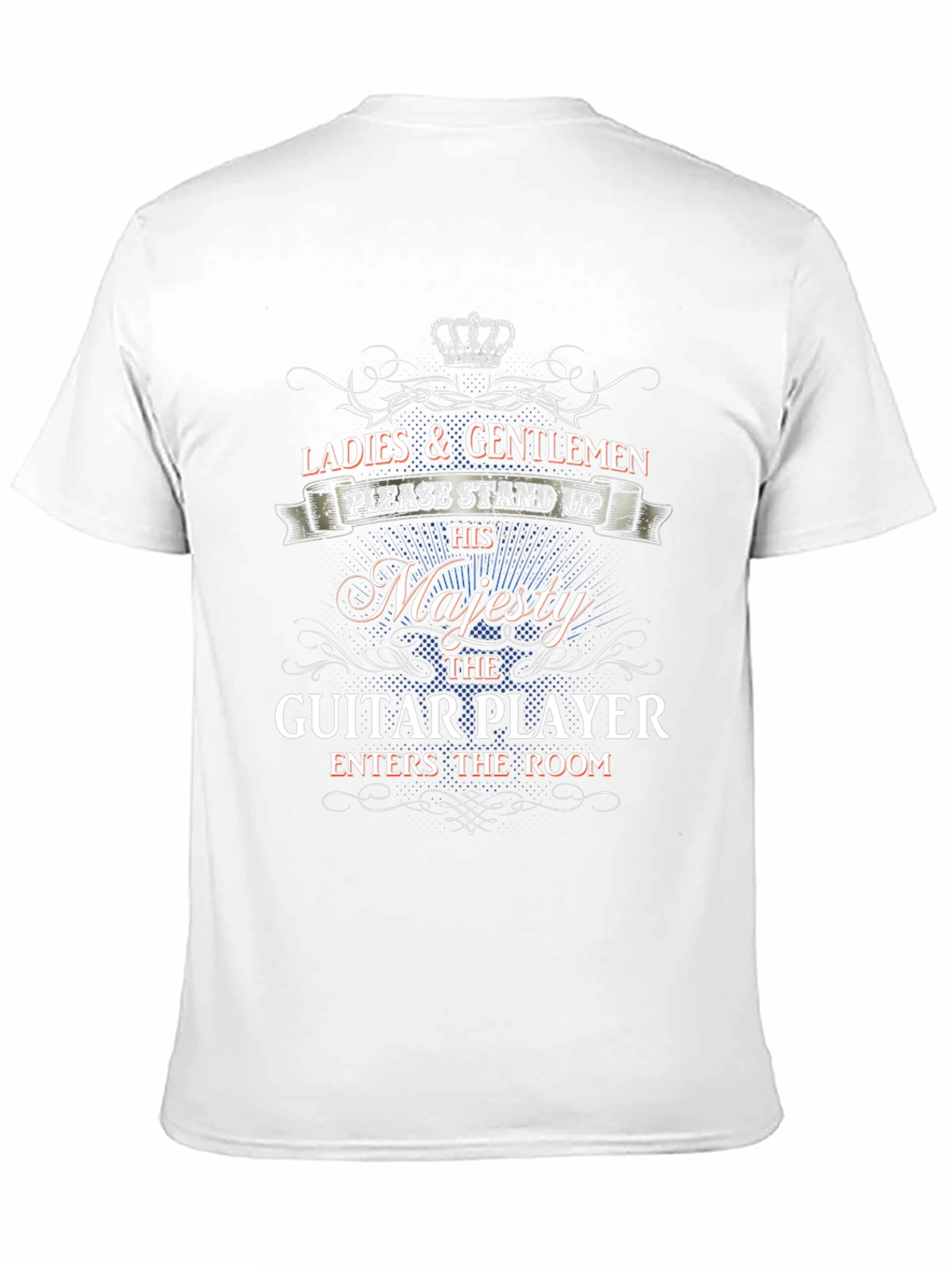 Majesty Guitar Player T-Shirt: Stand Up & Show Respect!