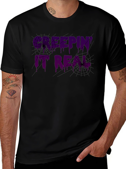 Spooky Keepin it Real Graphic T-Shirt