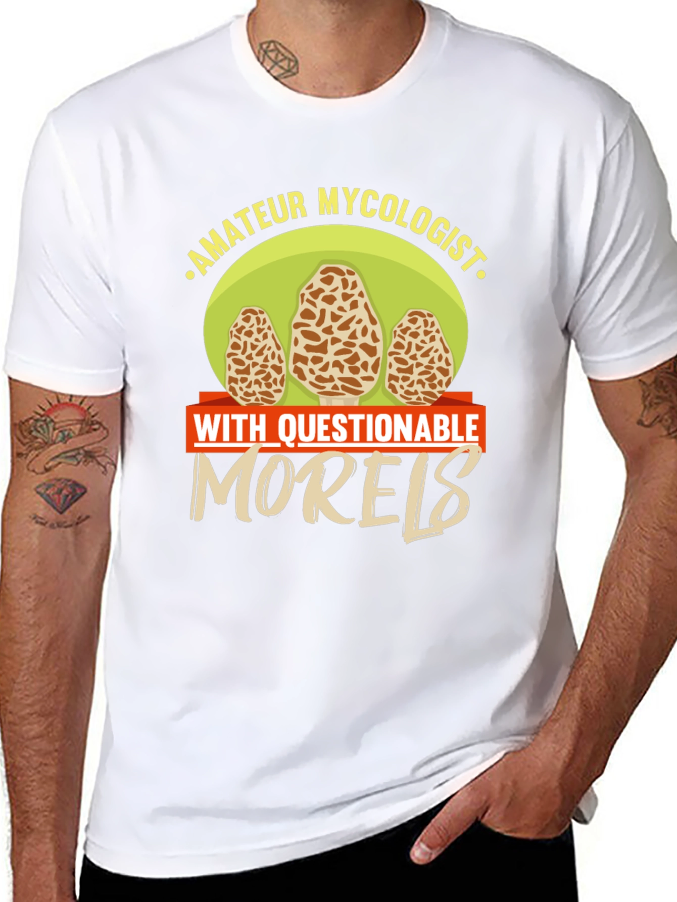 Amateur Mycologist Morels Funny T-Shirt