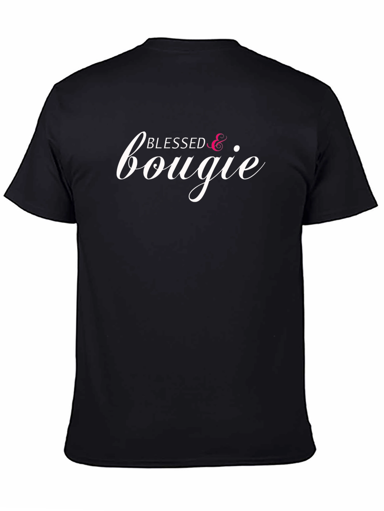 Blessed & Bougie Graphic Tee - Unisex Black T-Shirt