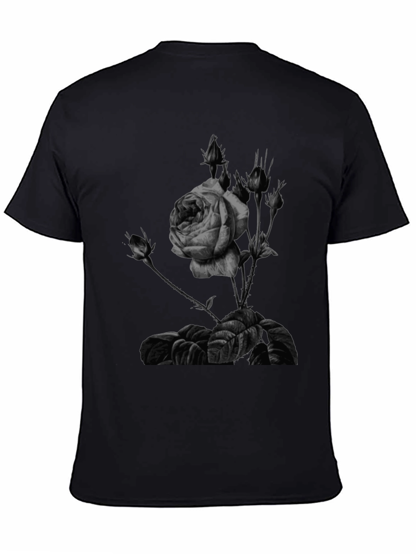 Rose Graphic Print T-Shirt