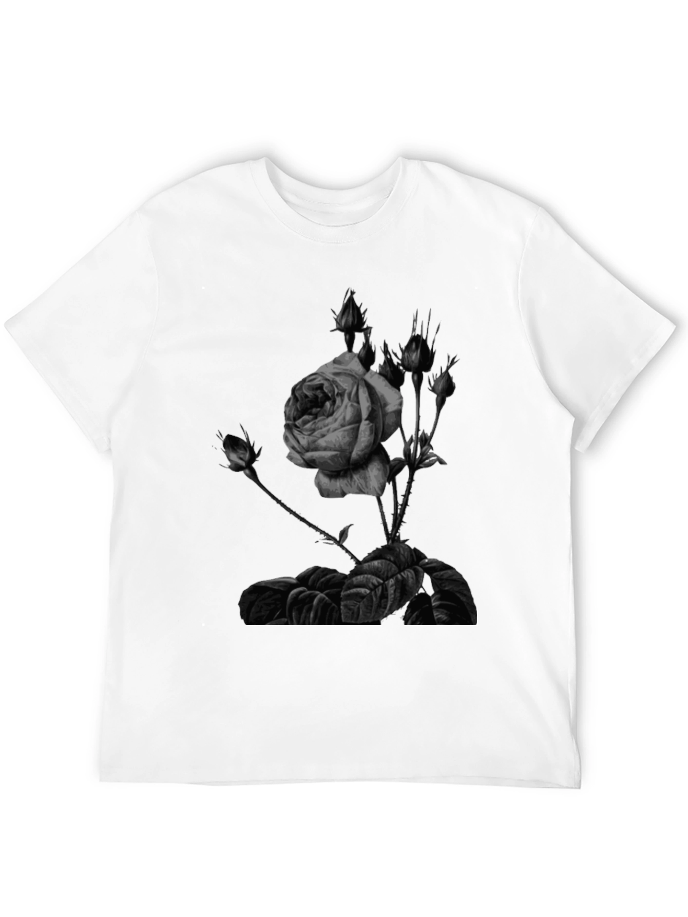 Rose Graphic Print T-Shirt