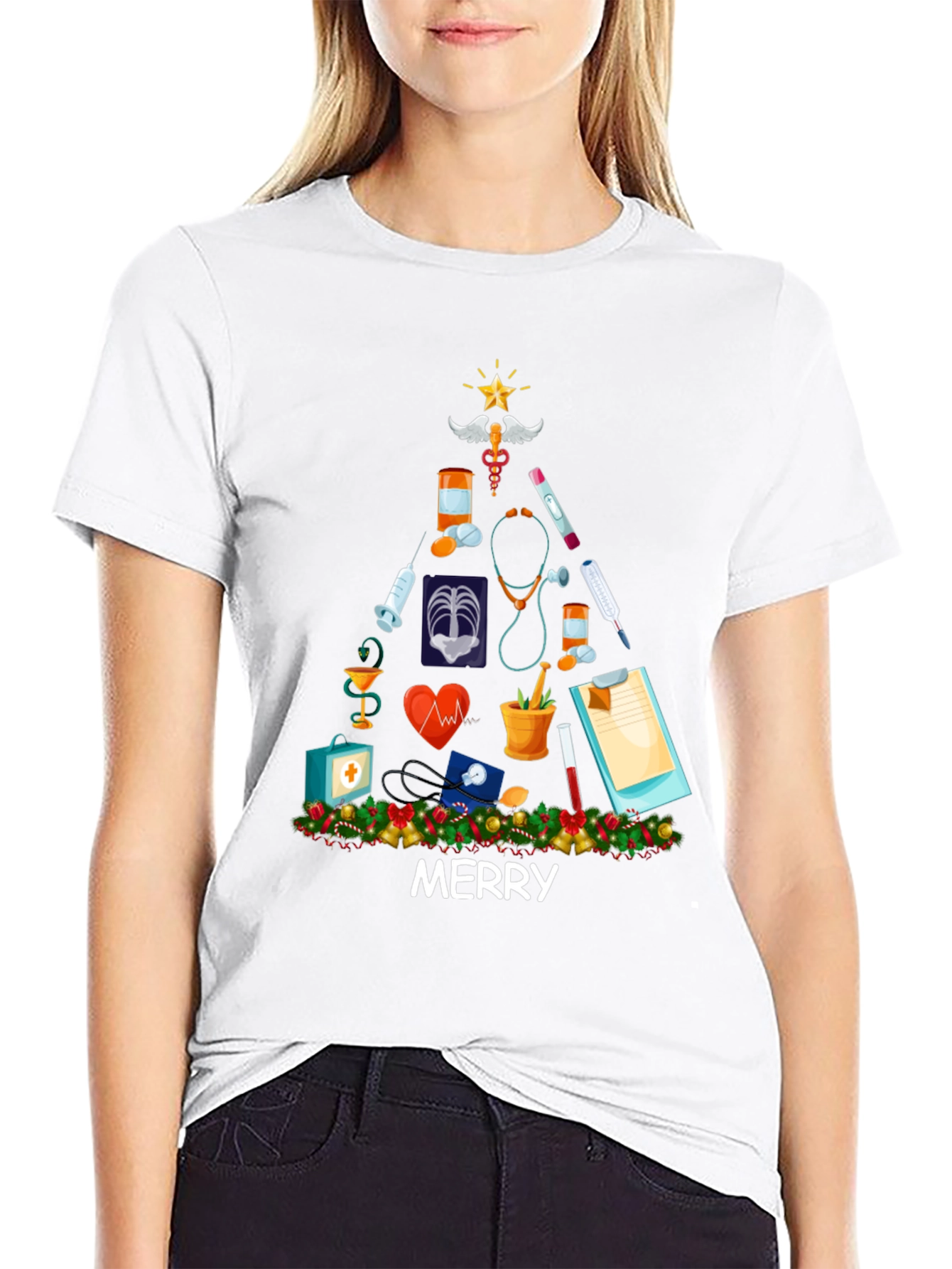 Merry Christmas Medical T-Shirt