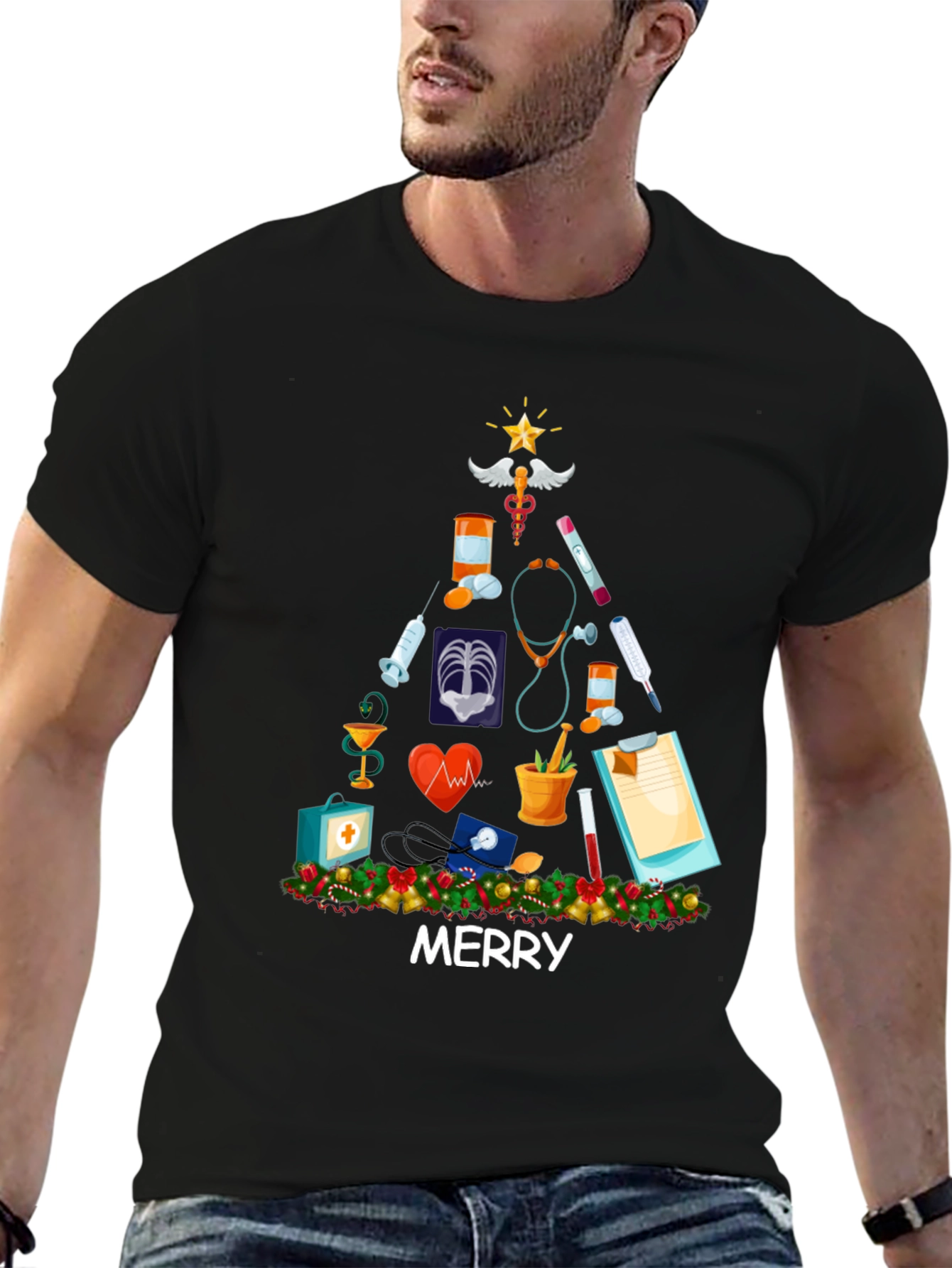 Merry Christmas Medical T-Shirt