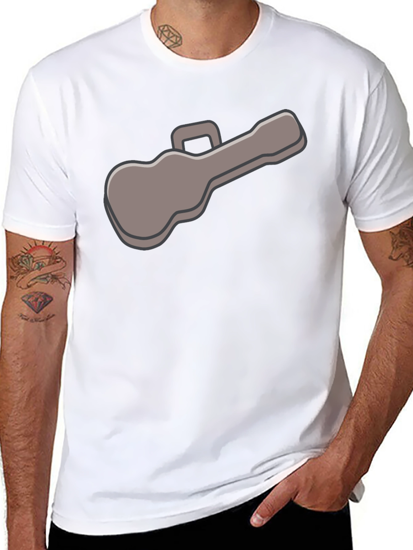 Guitar Case Graphic Tee - Music Lovers Apparel