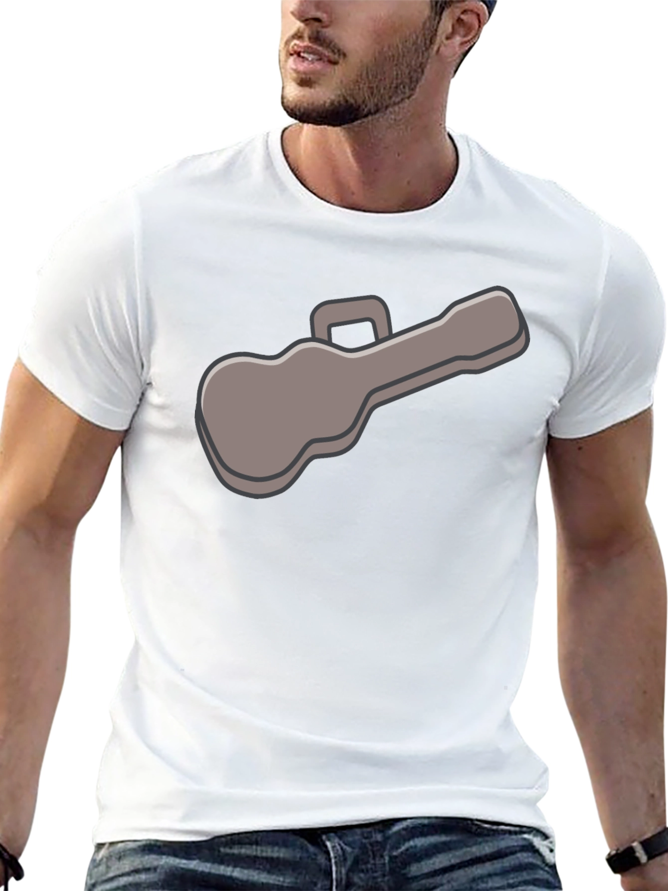 Guitar Case Graphic Tee - Music Lovers Apparel