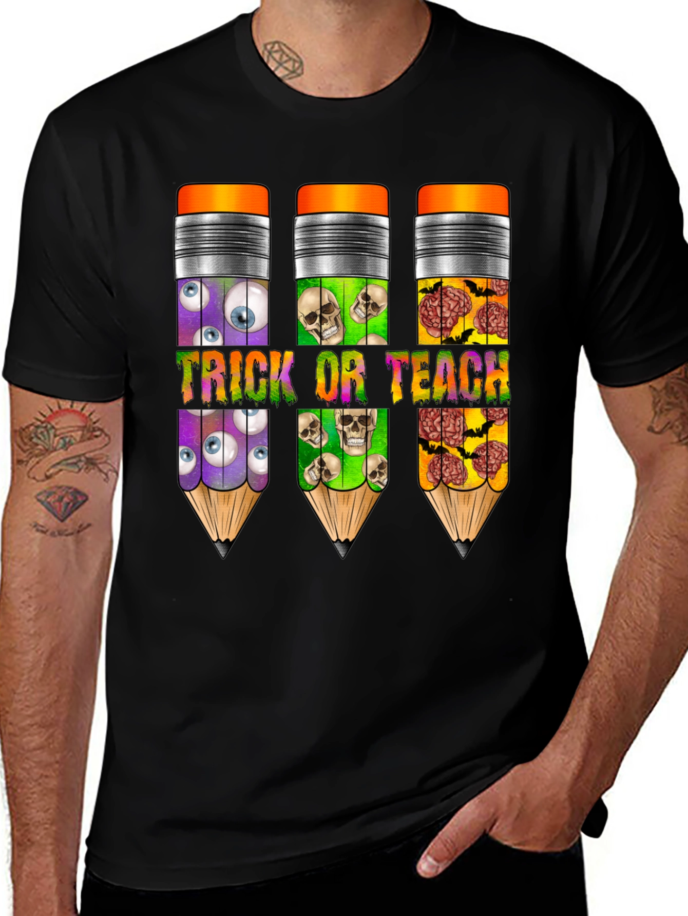 Trick or Teach Halloween T-Shirt